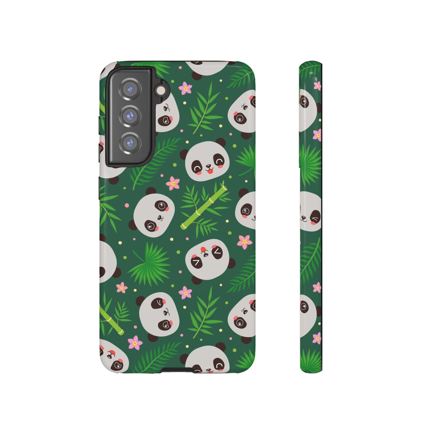Cute Panda: Tough Case for iPhone, Samsung Galaxy and Google Pixel devices