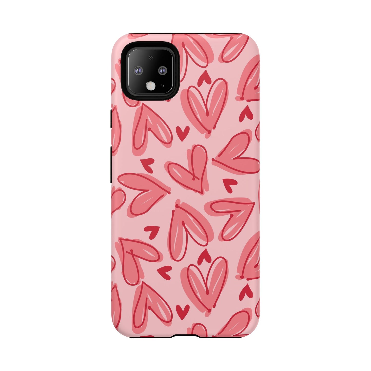 Hearts: Tough Case for iPhone, Samsung Galaxy and Google Pixel devices