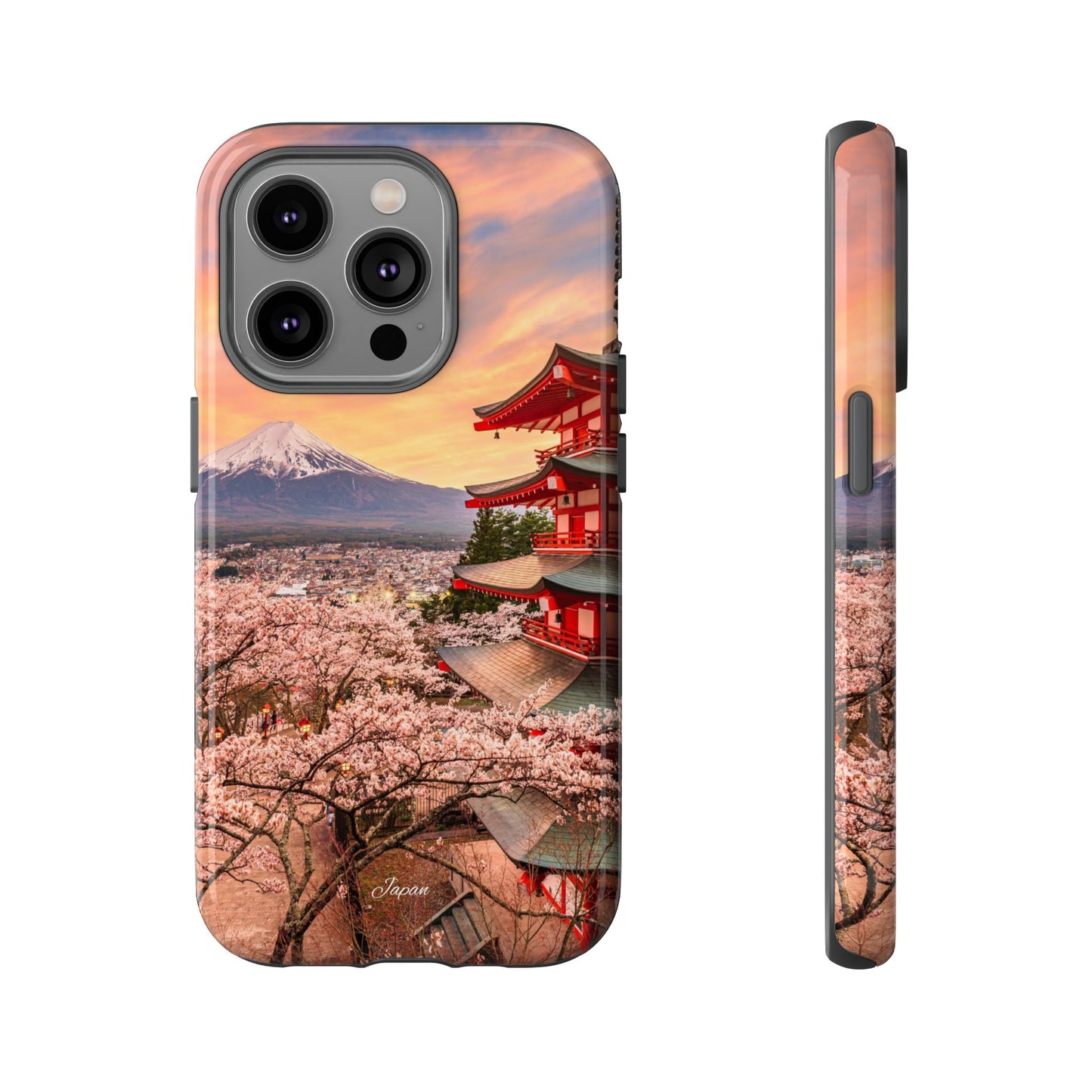 Cherry Blossoms Mt. Fuji phone case for iPhone, Galaxy and Pixel devices