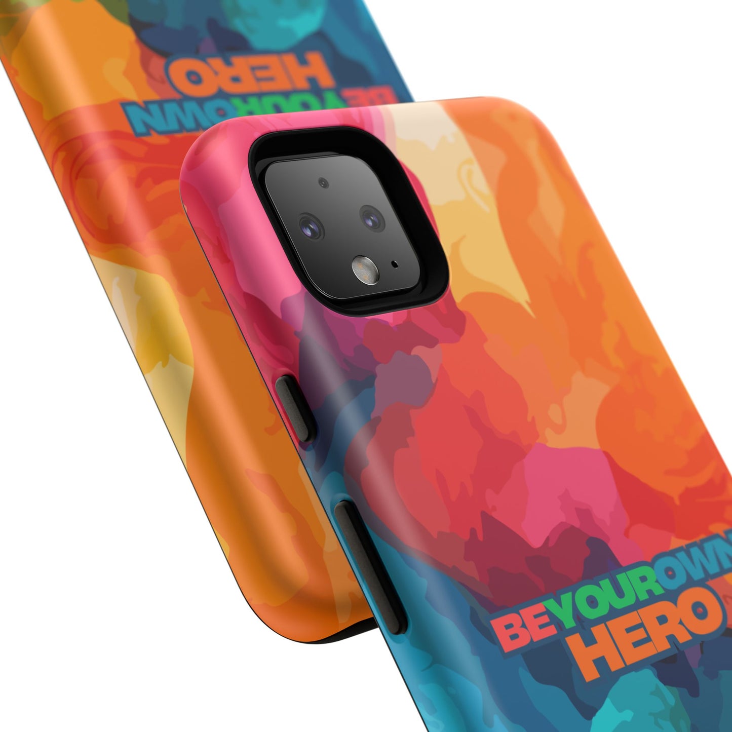 Be Your Own Hero: Tough Case for iPhone, Samsung Galaxy and Google Pixel
