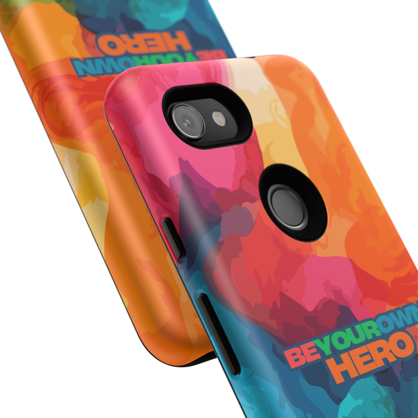Be Your Own Hero: Tough Case for iPhone, Samsung Galaxy and Google Pixel