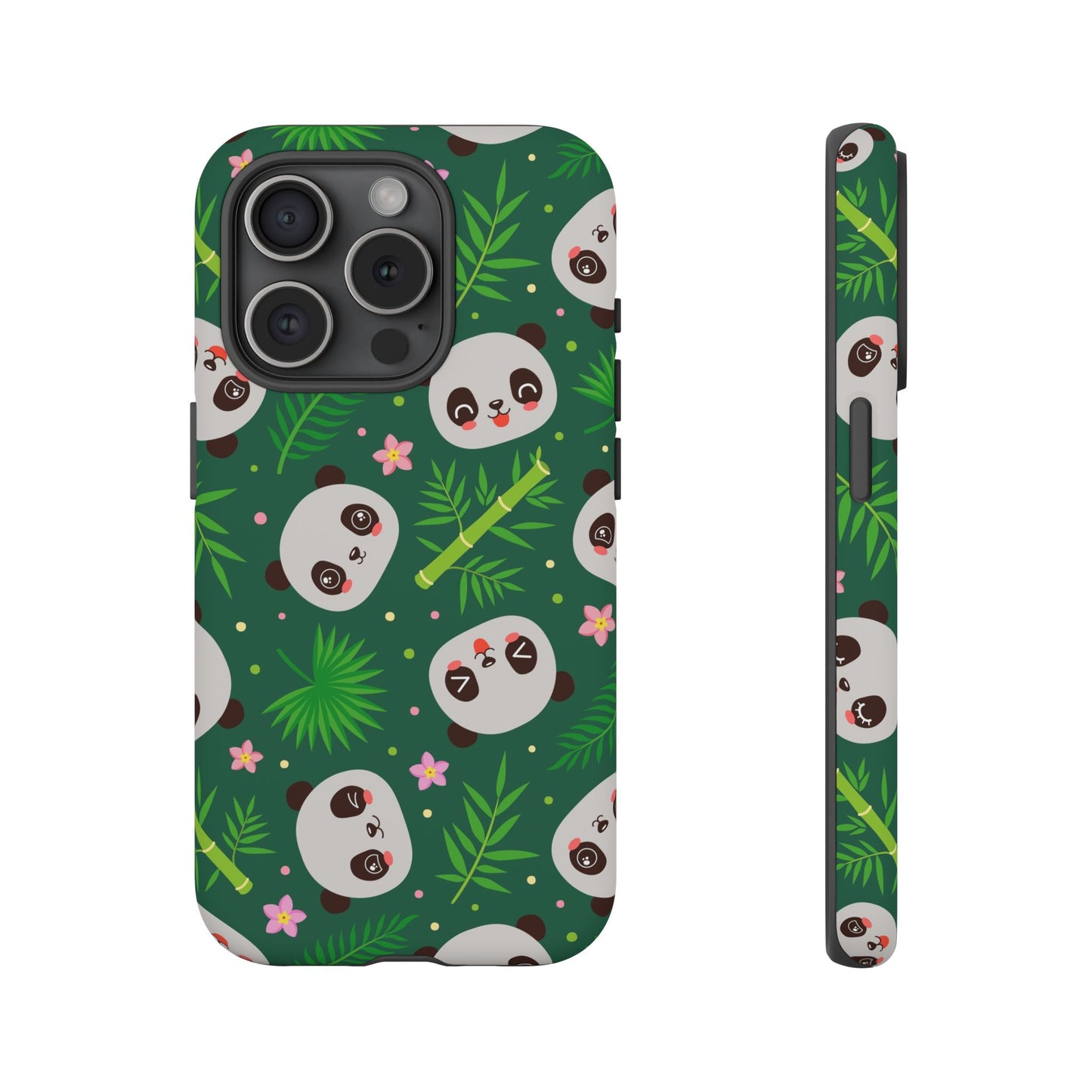 Cute Panda: Tough Case for iPhone, Samsung Galaxy and Google Pixel devices