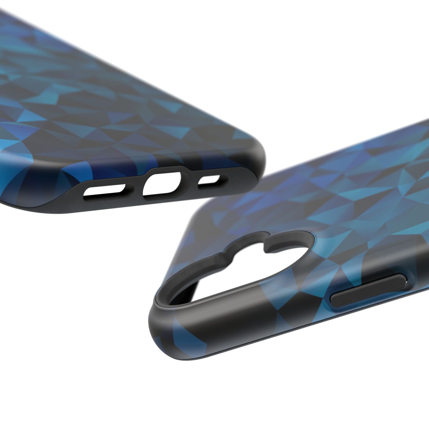 Blue Diamonds (MagSafe version): Elegant phone case for iPhone