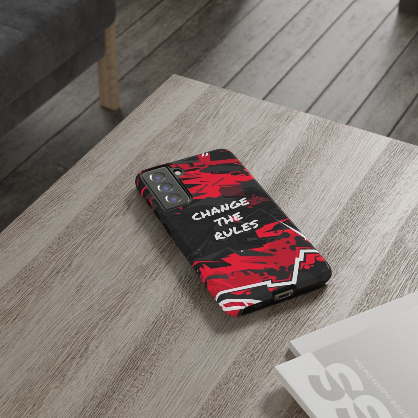 Verander de regels: stevige hoes voor iPhone-, Galaxy- en Pixel-apparaten