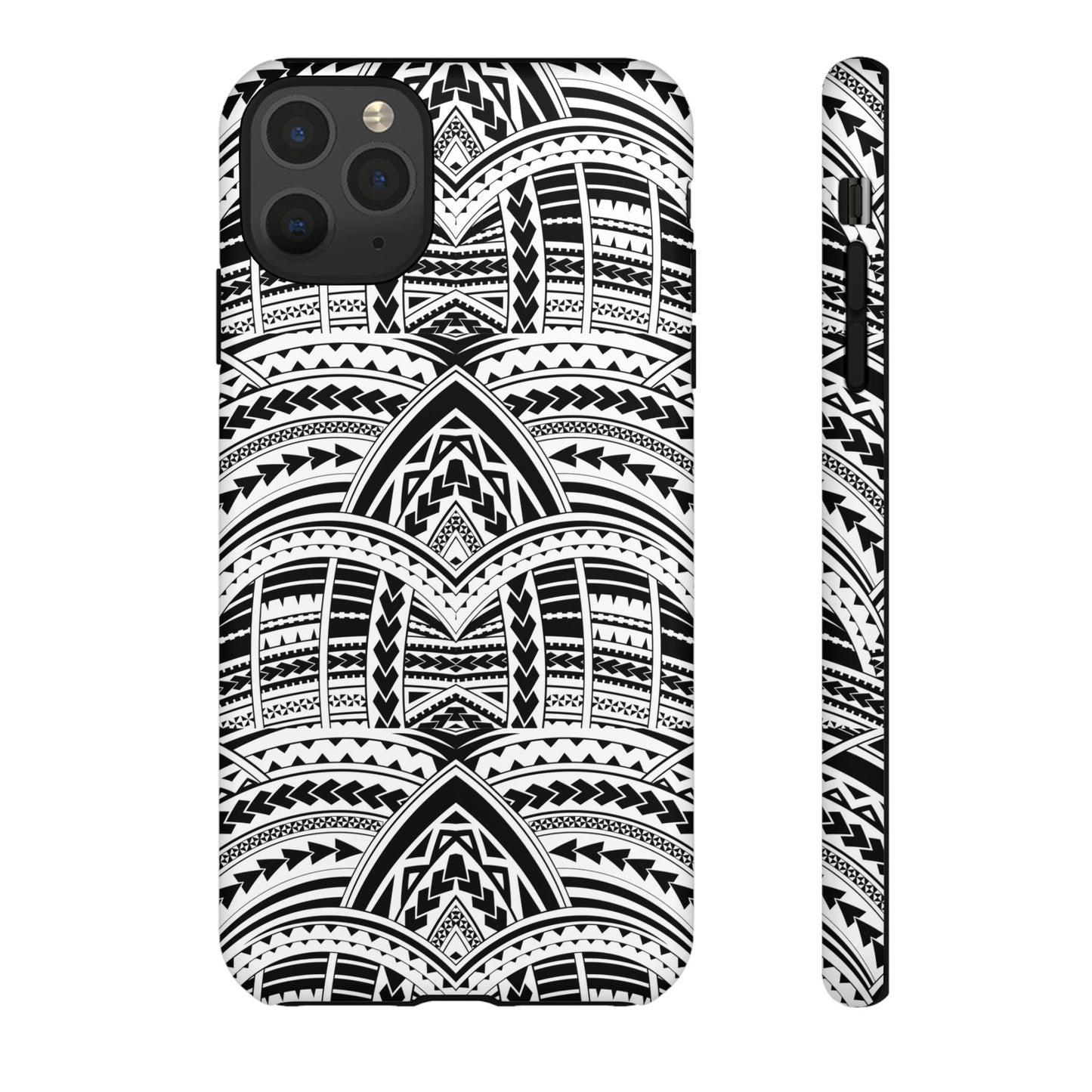 Tatoeage: telefoonhoesje met tribalpatroon voor iPhone, Samsung Galaxy en Google Pixel