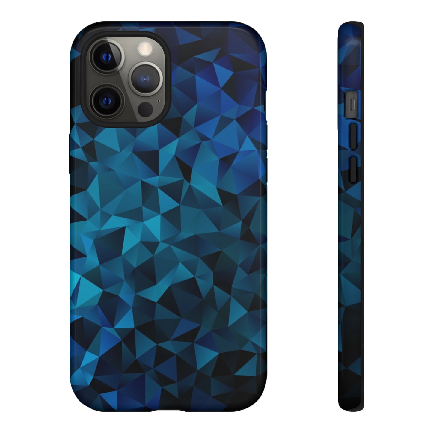 Blue Diamonds: Phone Case with Elegant Prints for iPhone, Samsung Galaxy and Google Pixel devices