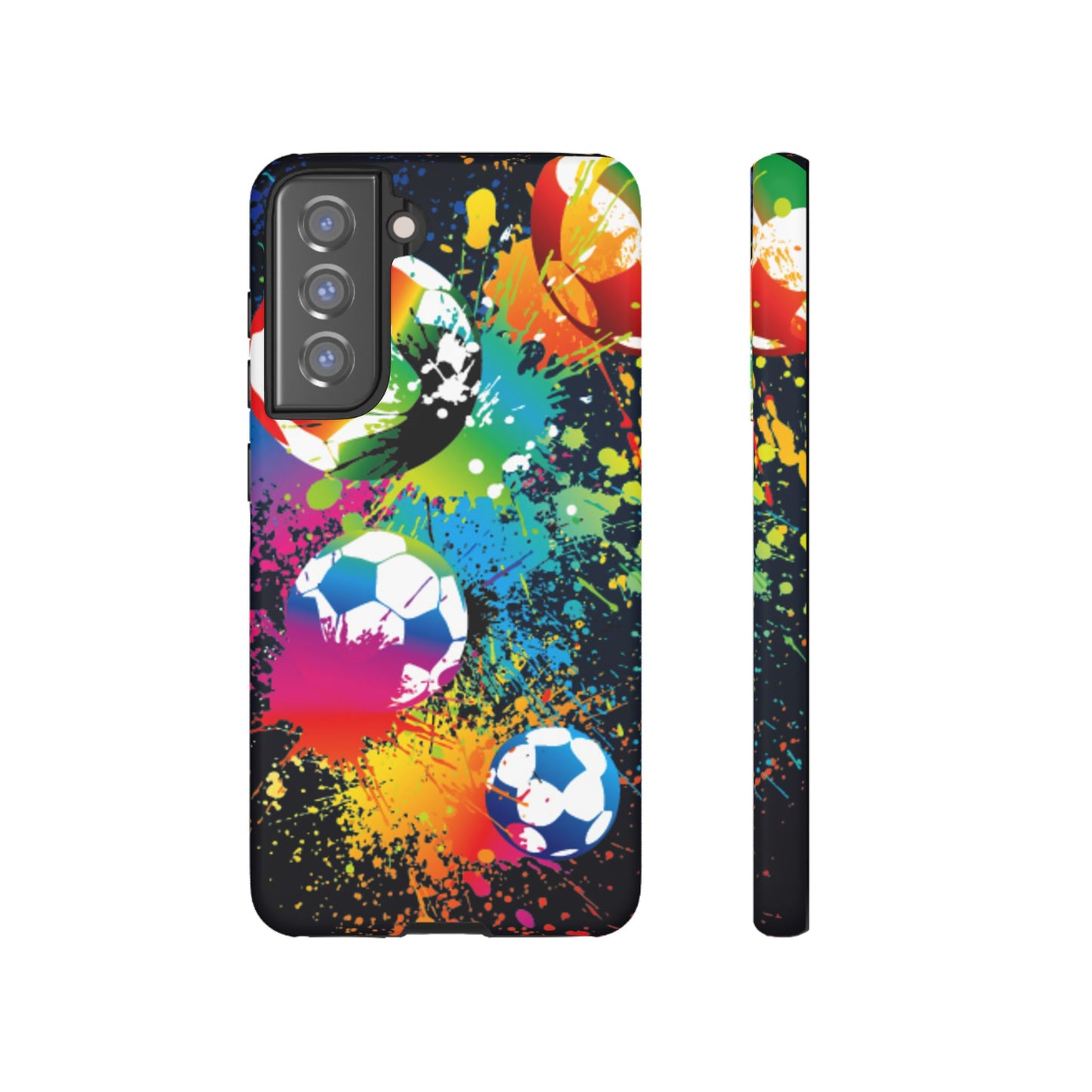 Footballer's Phone Case: Vibrant Case for iPhone, Samsung Galaxy and Google Pixel devices