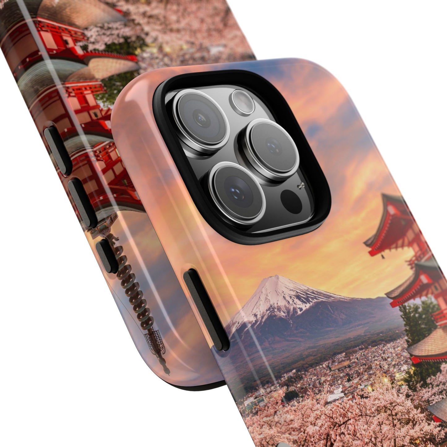 Cherry Blossoms Mt. Fuji phone case for iPhone, Galaxy and Pixel devices
