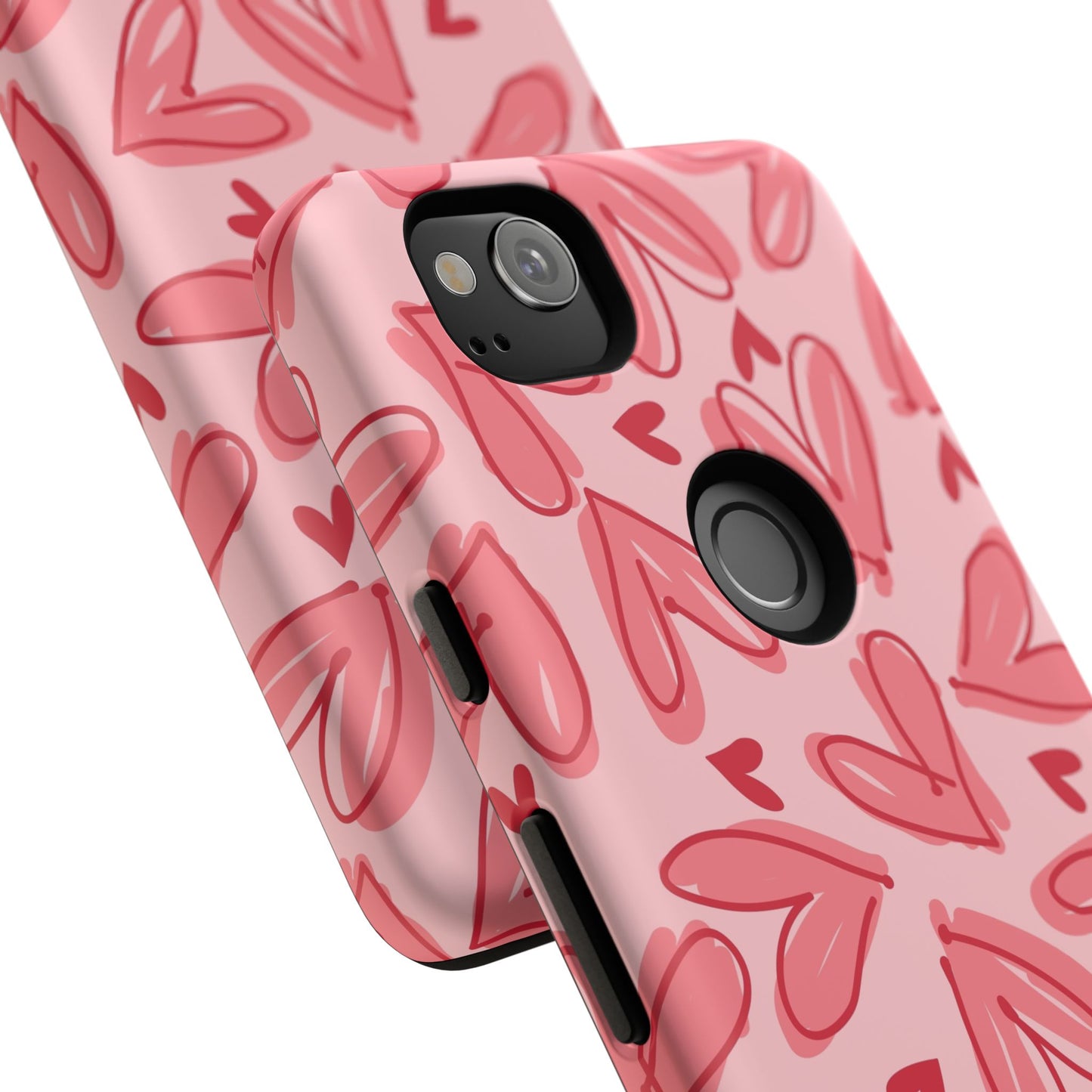 Hearts: Tough Case for iPhone, Samsung Galaxy and Google Pixel devices