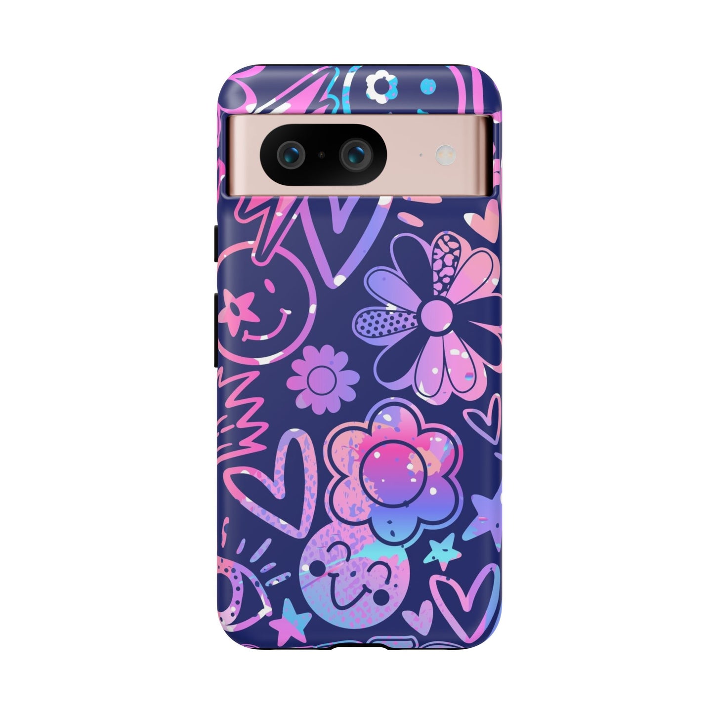 Live Inspired: Purple Tough Case for iPhone, Samsung Galaxy and Google Pixel devices