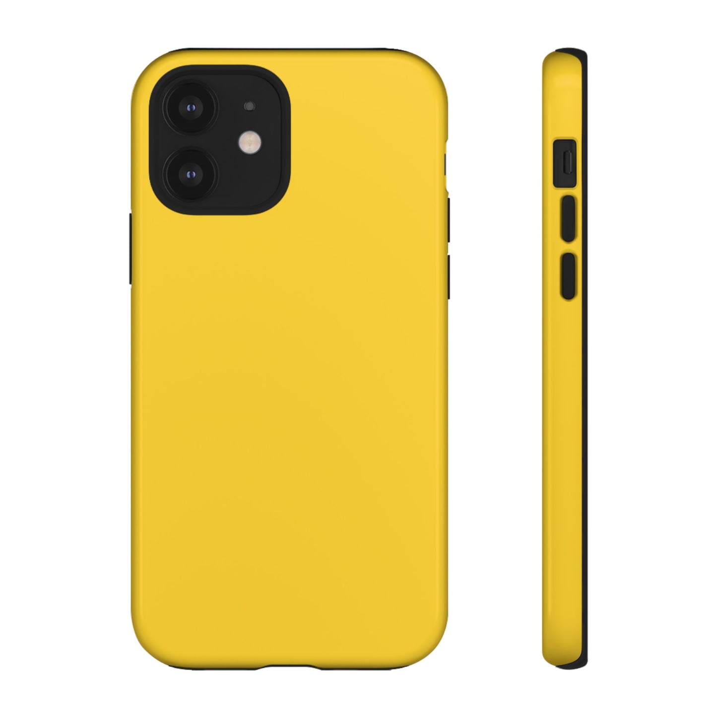 Luscious Yellow: Plain Sunburst-Inspired Color for iPhone, Samsung Galaxy and Google Pixel devices