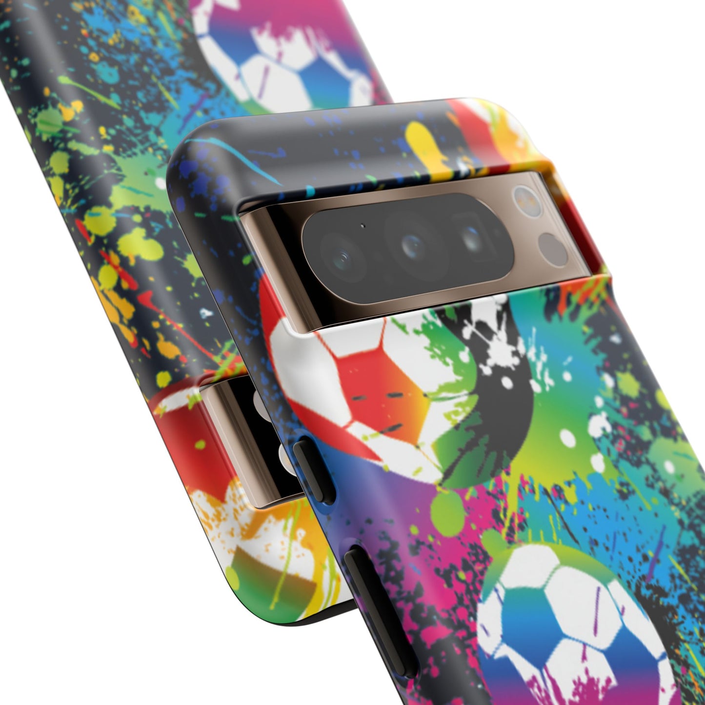 Footballer's Phone Case: Vibrant Case for iPhone, Samsung Galaxy and Google Pixel devices