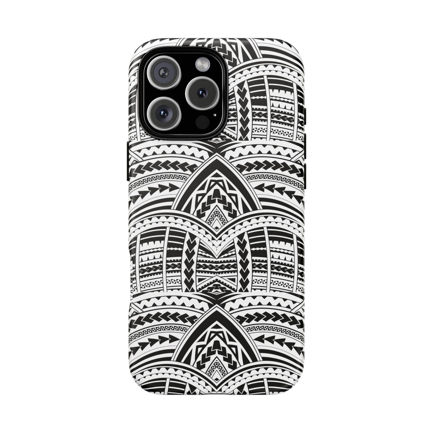 Tatoeage: telefoonhoesje met tribalpatroon voor iPhone, Samsung Galaxy en Google Pixel