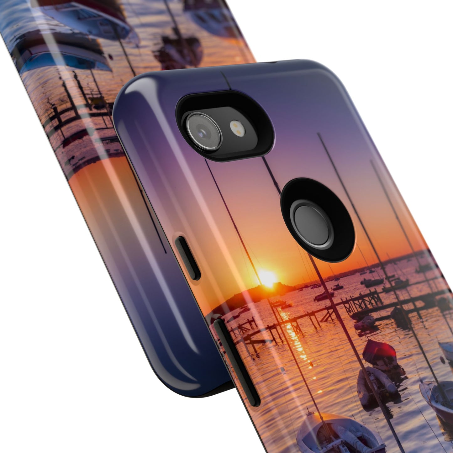 Fortune Favors the Bold: Sunset Sail Phone Case for iPhone, Samsung Galaxy and Google Pixel devices