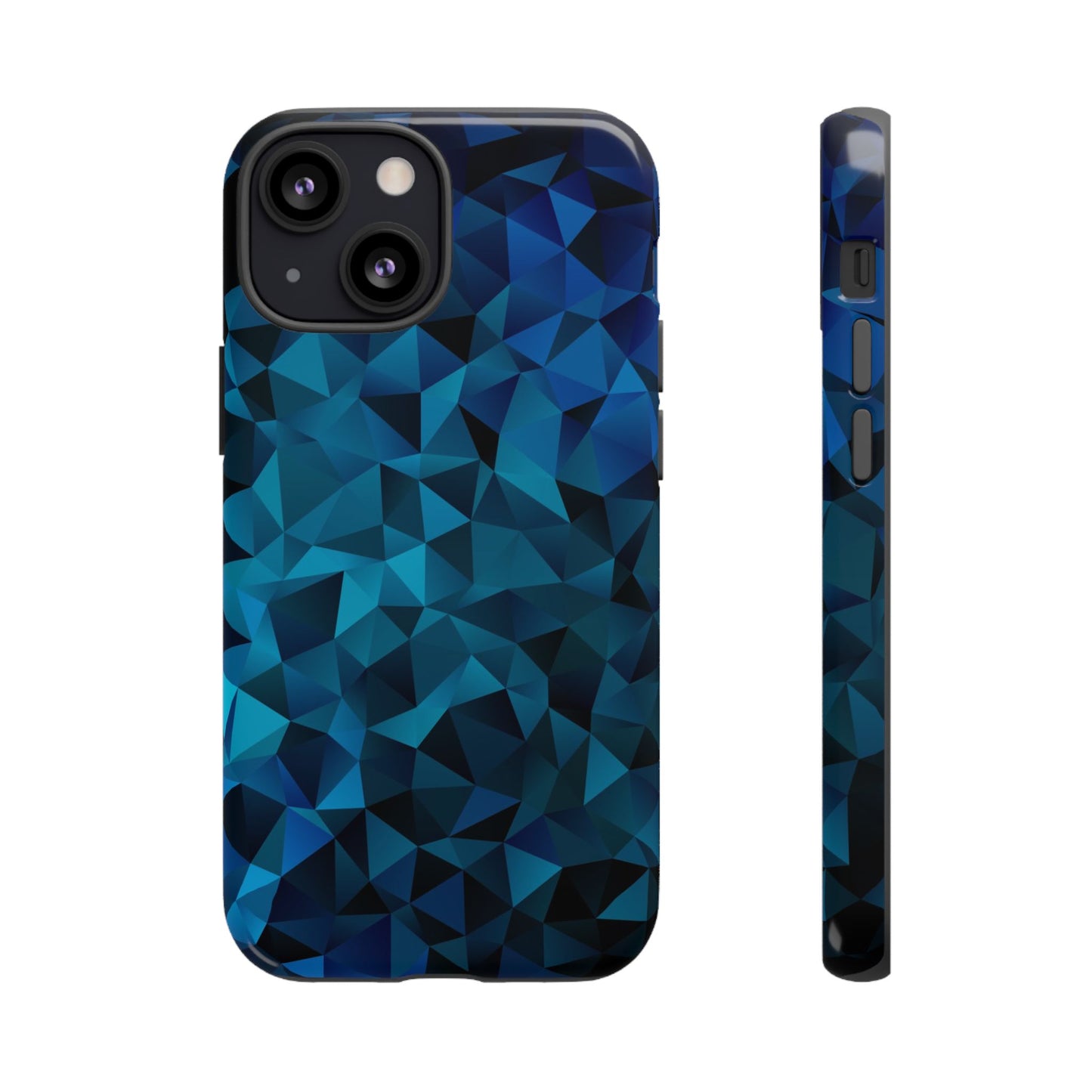 Blue Diamonds: Phone Case with Elegant Prints for iPhone, Samsung Galaxy and Google Pixel devices