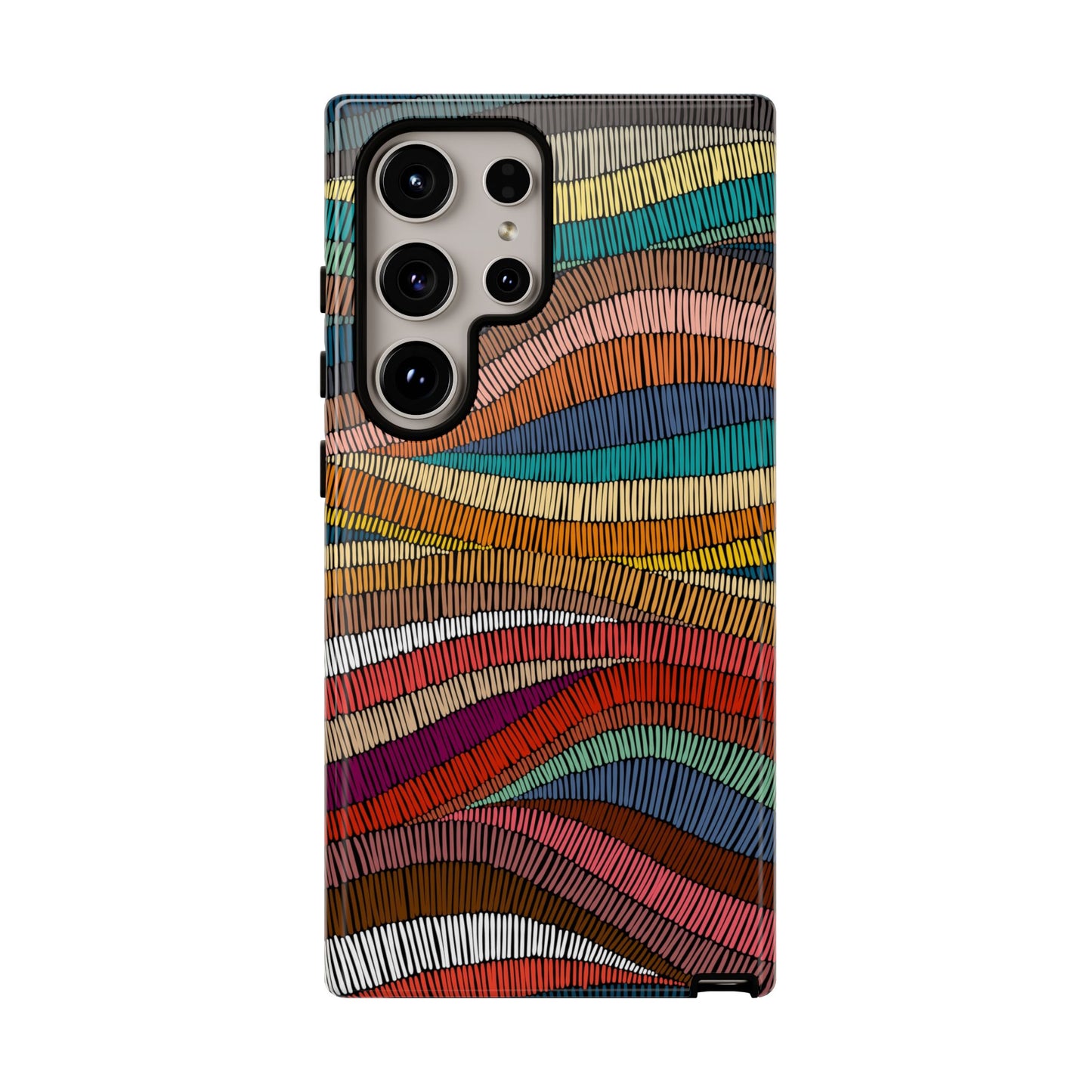 Threaded Harmony: Tapestry-inspired Phone Case for iPhone, Samsung Galaxy and Google Pixel devices