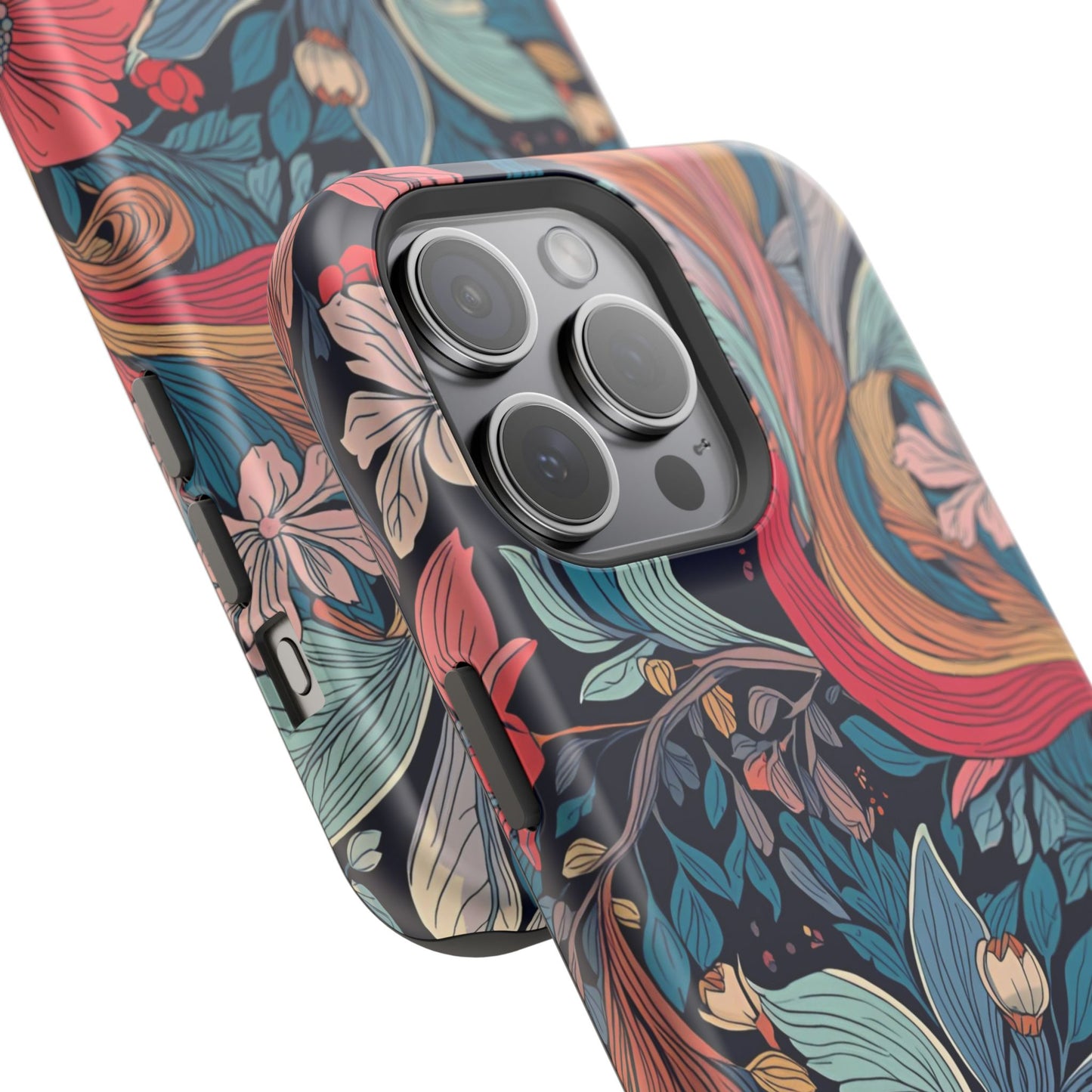 Floral Charm (MagSafe version): Fashion Phone Case for iPhone