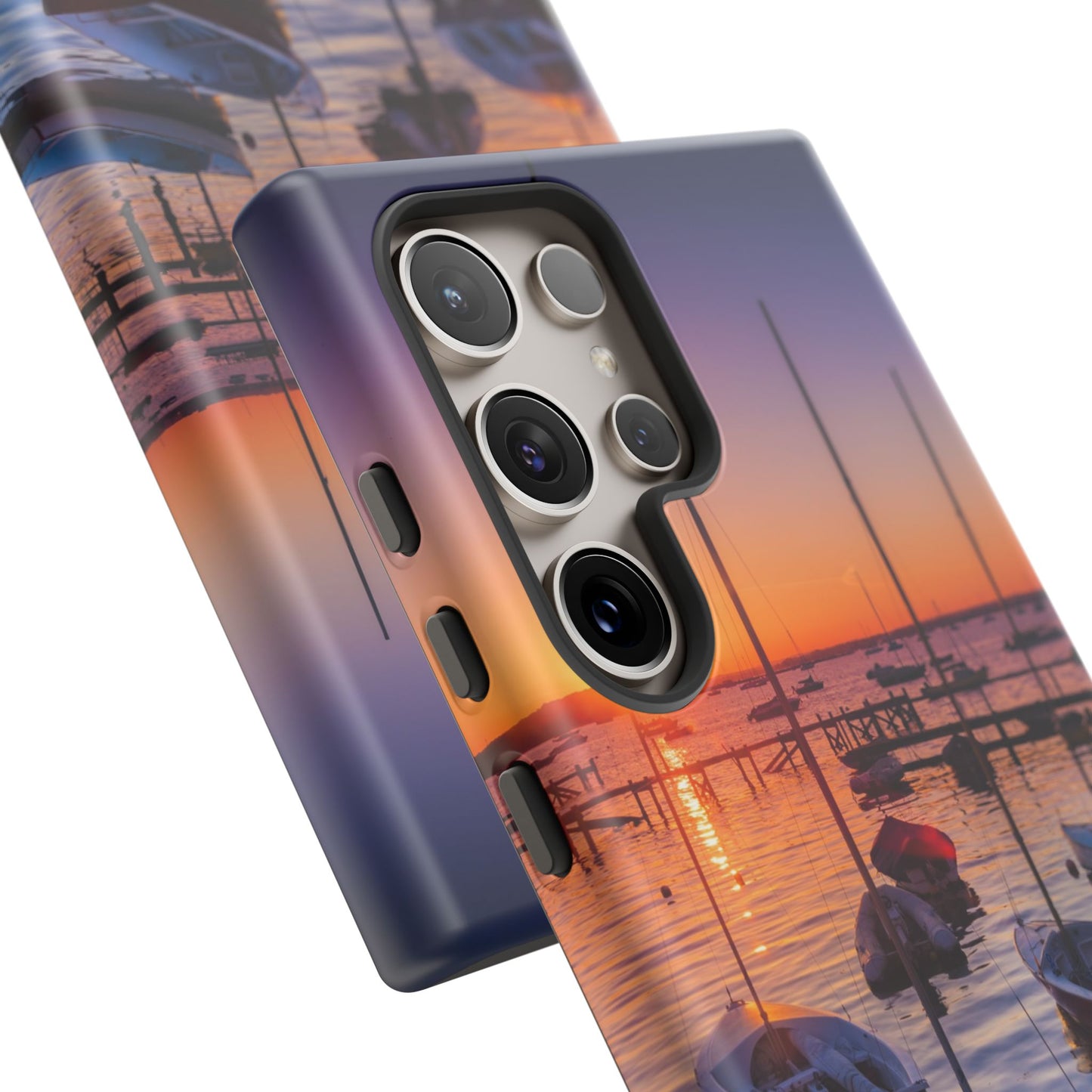 Fortune Favors the Bold: Sunset Sail Phone Case for iPhone, Samsung Galaxy and Google Pixel devices