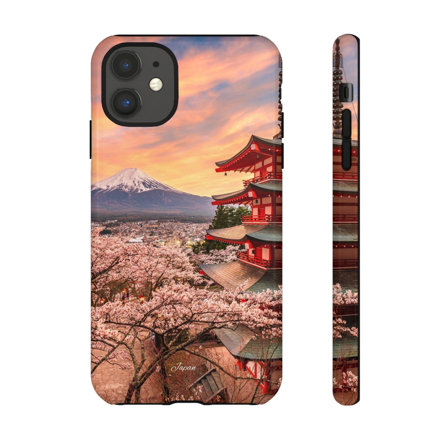Cherry Blossoms Mt. Fuji phone case for iPhone, Galaxy and Pixel devices