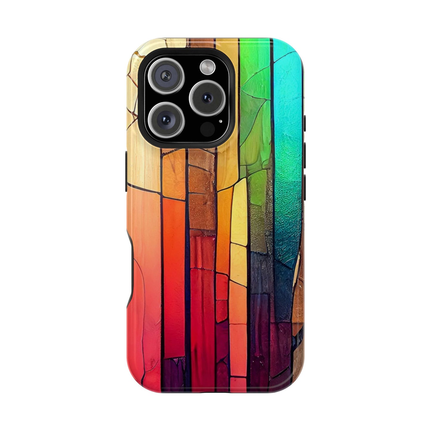 Stained Glass Design MagSafe Case for iPhone