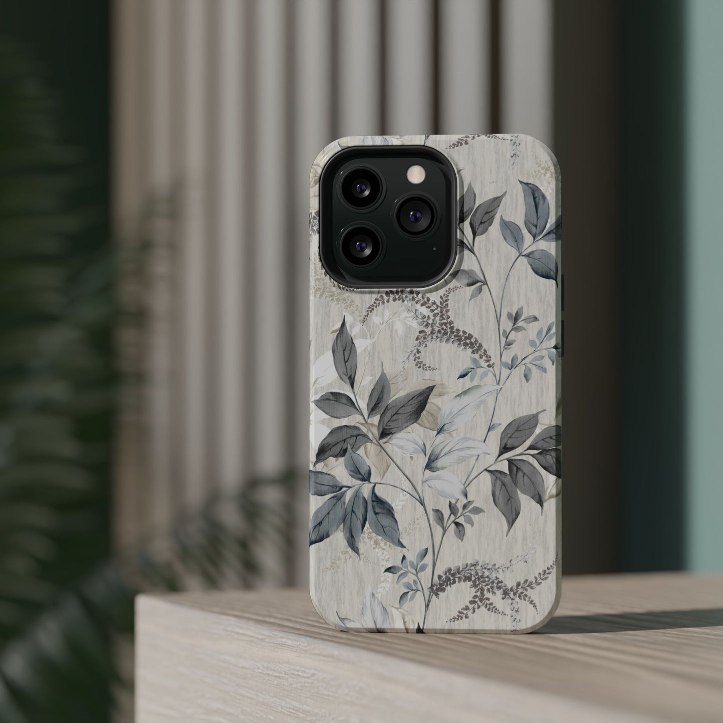 Luxury Leaves (MagSafe version): Artistic case for iPhone, Samsung Galaxy and Google Pixel