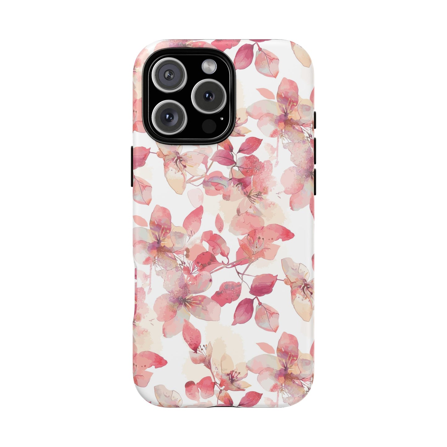 Watercolor Flowers: Tough Case for iPhone, Samsung Galaxy and Google Pixel devices