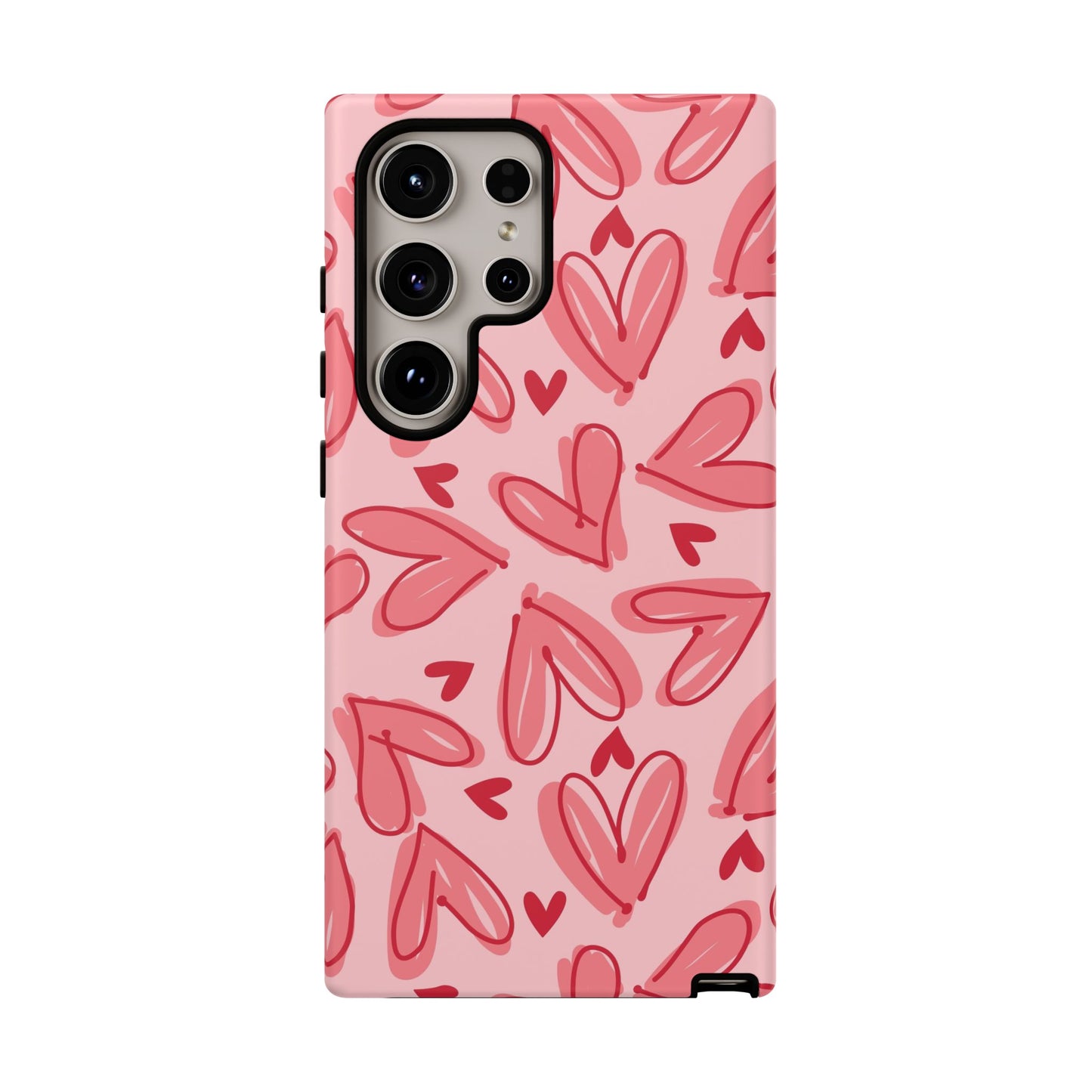 Hearts: Tough Case for iPhone, Samsung Galaxy and Google Pixel devices