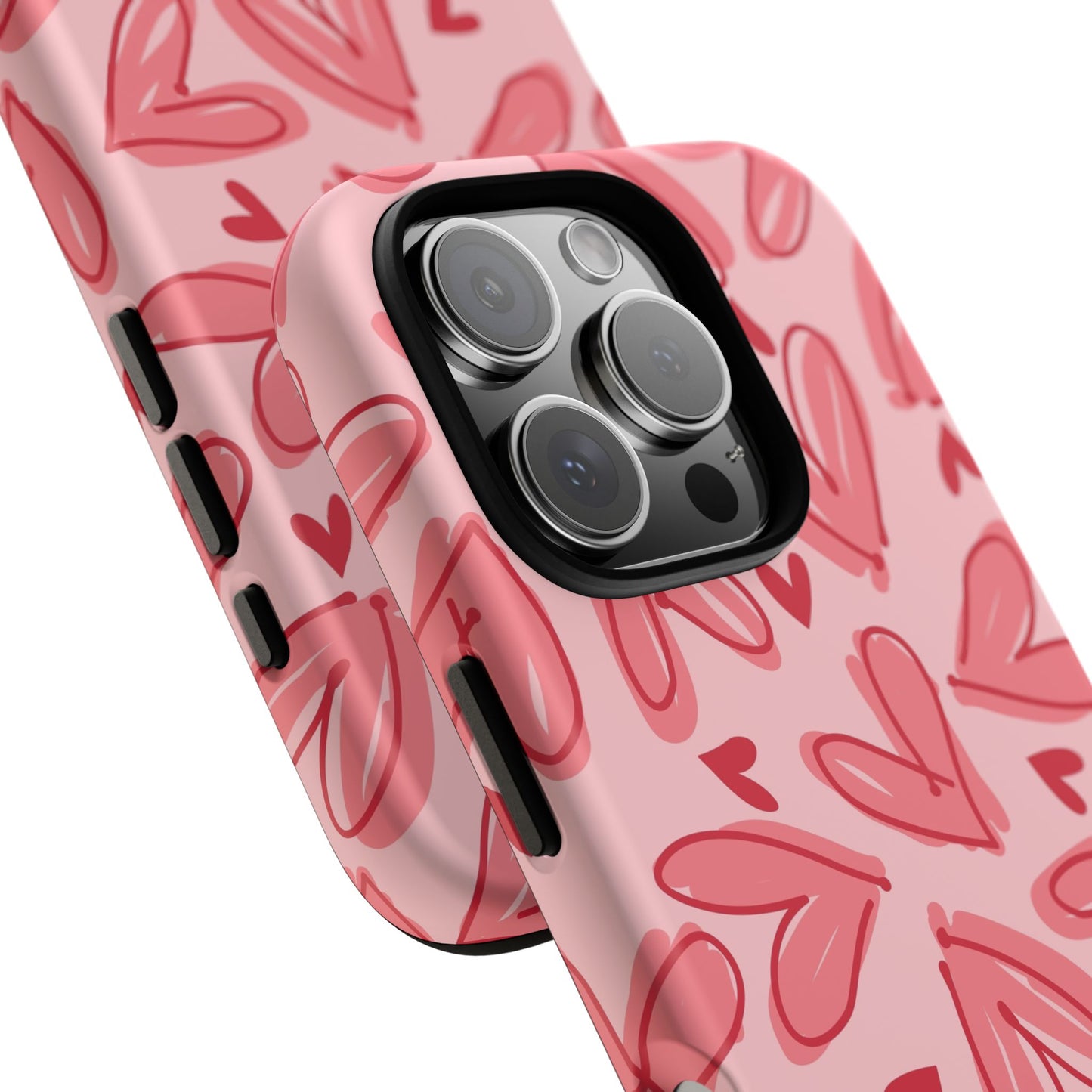 Hearts: Tough Case for iPhone, Samsung Galaxy and Google Pixel devices