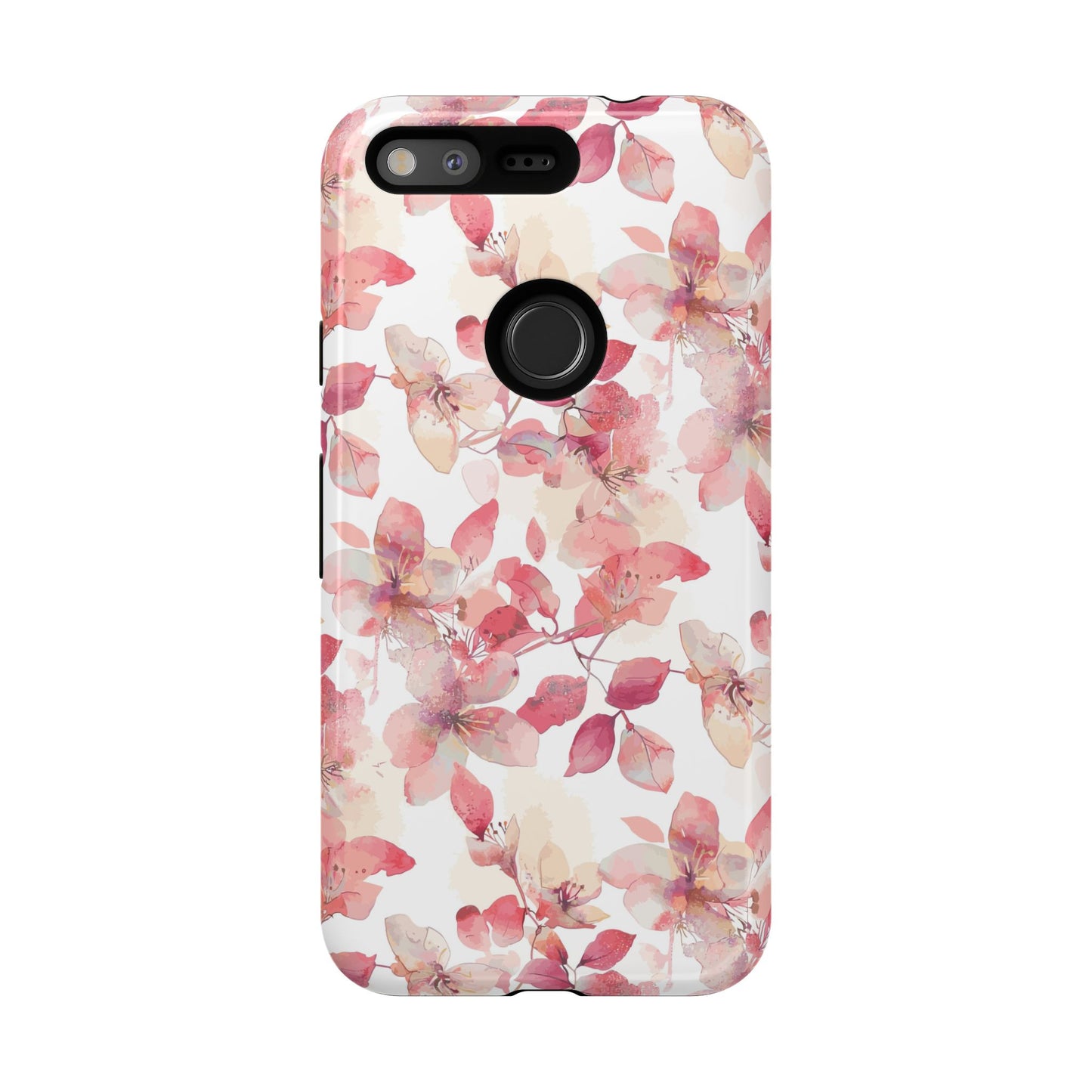 Watercolor Flowers: Tough Case for iPhone, Samsung Galaxy and Google Pixel devices