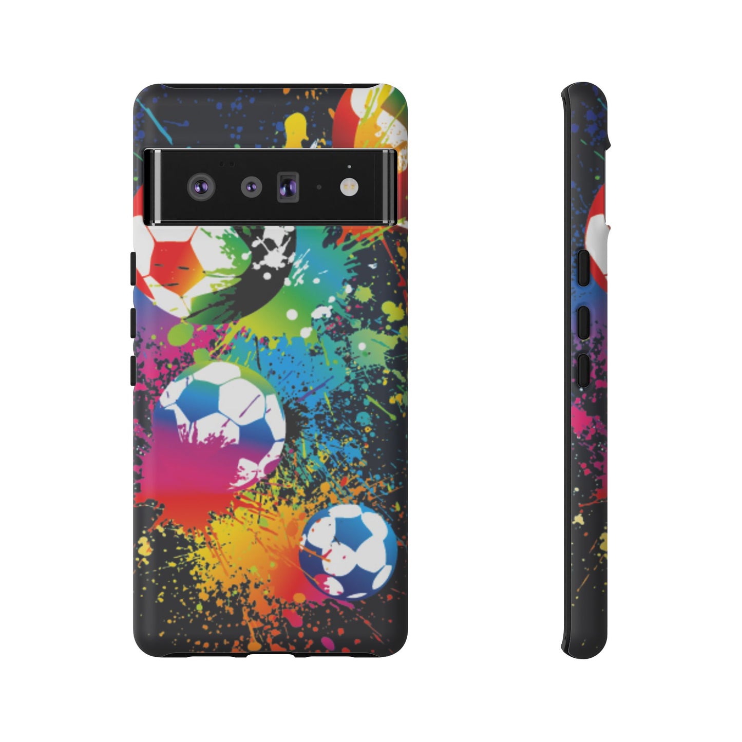 Footballer's Phone Case: Vibrant Case for iPhone, Samsung Galaxy and Google Pixel devices