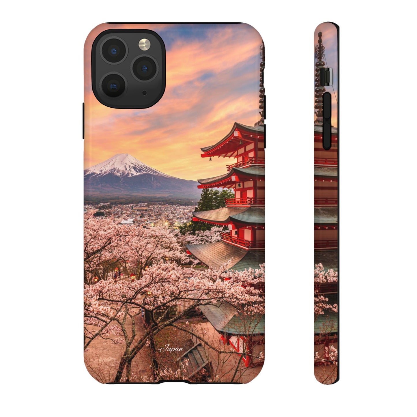 Cherry Blossoms Mt. Fuji phone case for iPhone, Galaxy and Pixel devices