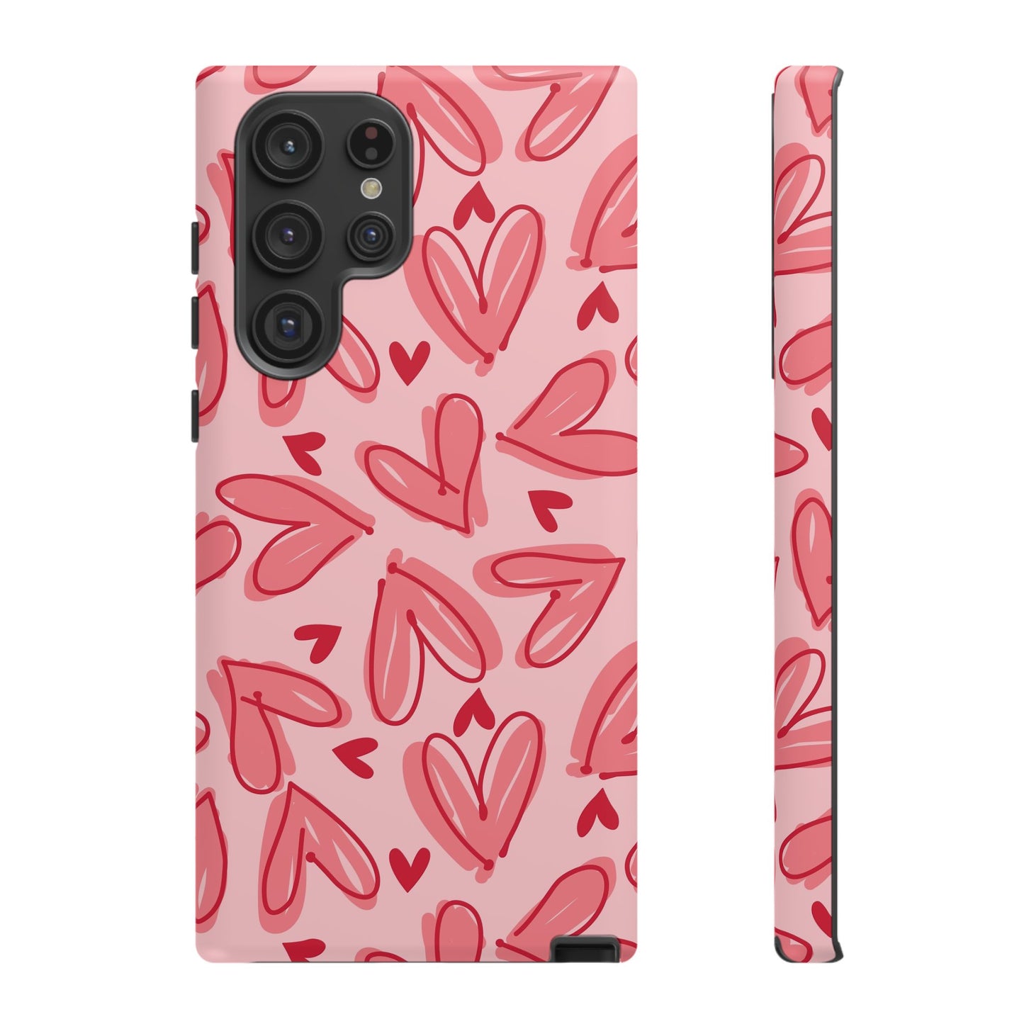 Hearts: Tough Case for iPhone, Samsung Galaxy and Google Pixel devices