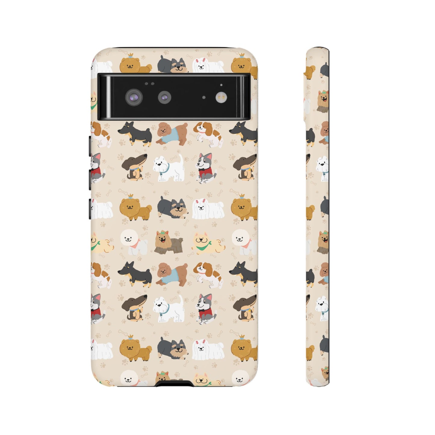 Cute Dogs: Tough Case for iPhone, Samsung Galaxy and Google Pixel devices
