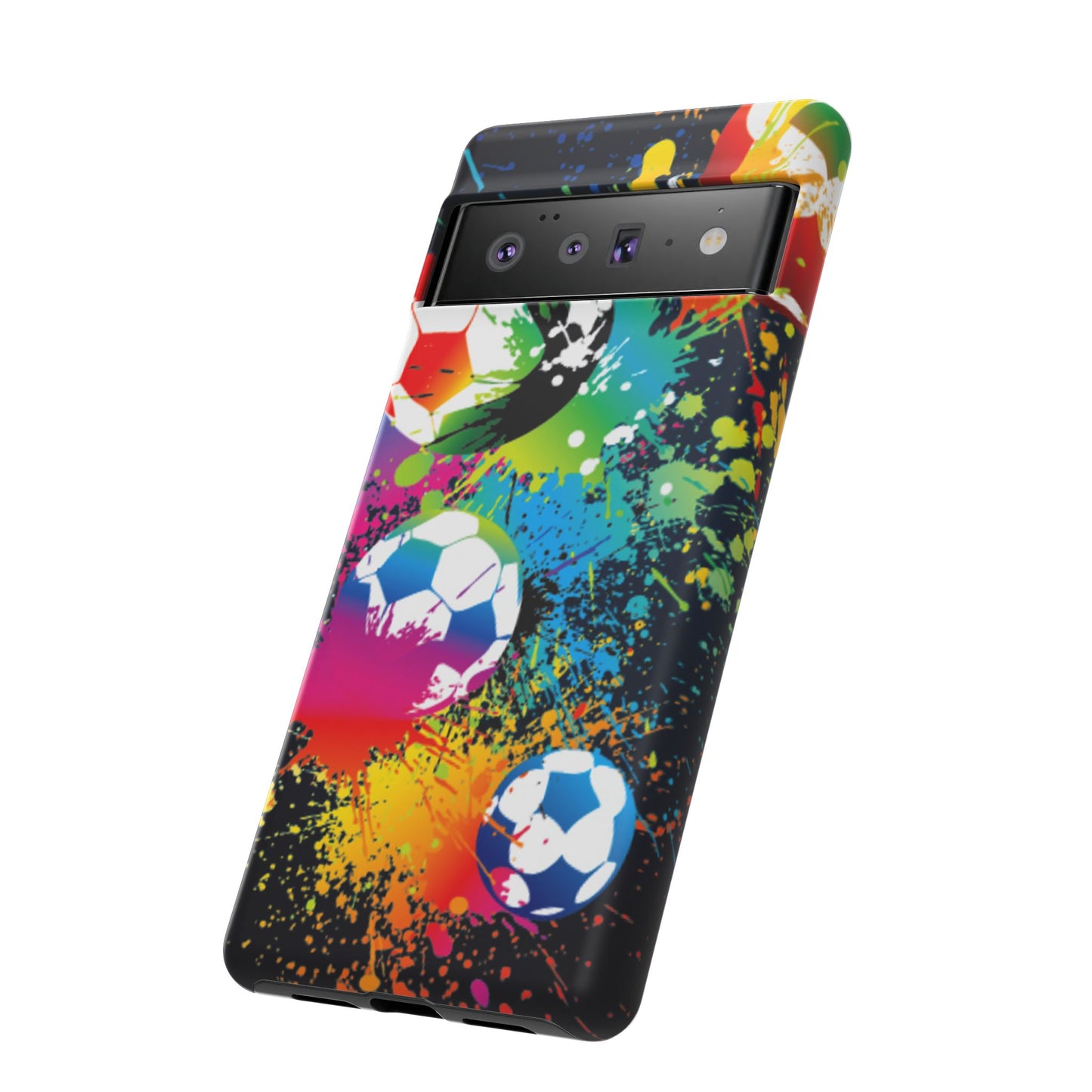 Footballer's Phone Case: Vibrant Case for iPhone, Samsung Galaxy and Google Pixel devices