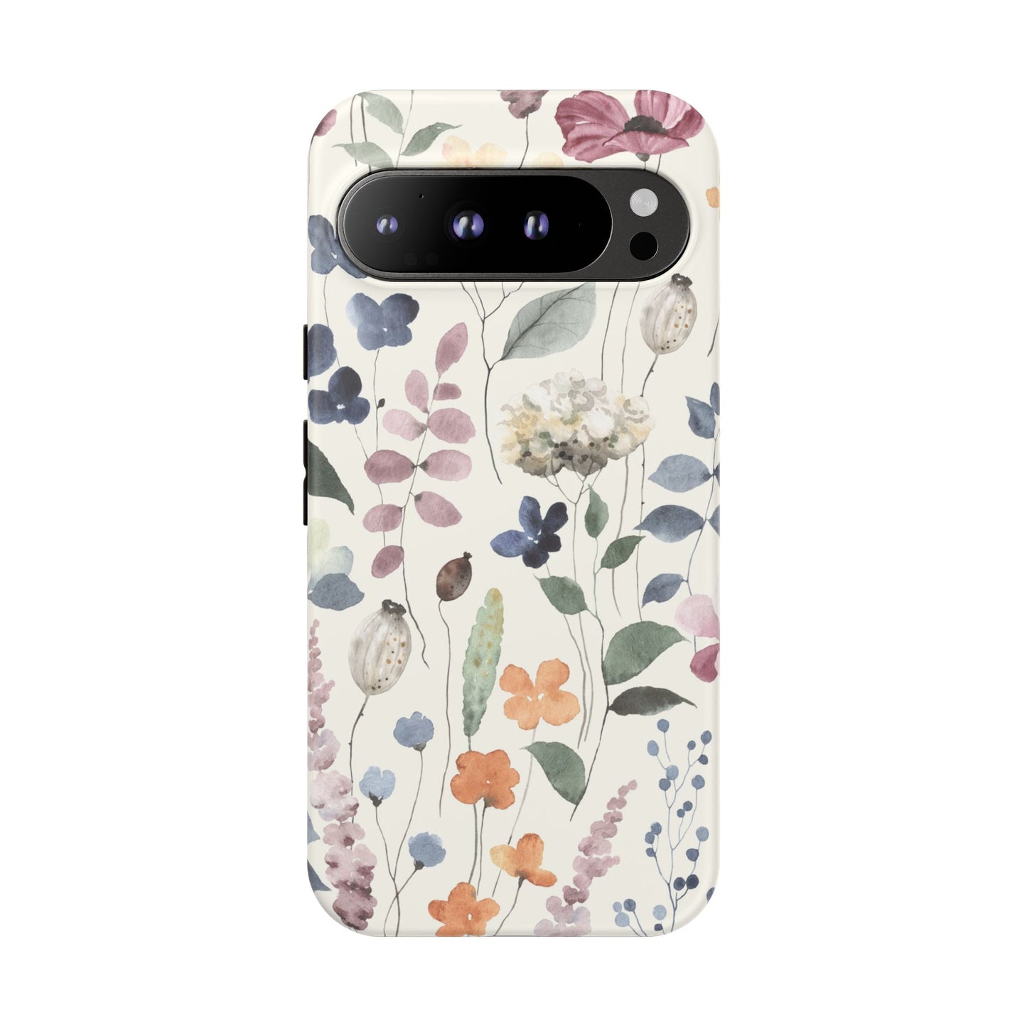 Floral prints phone case for iPhone, Samsung Galaxy and Pixel devices