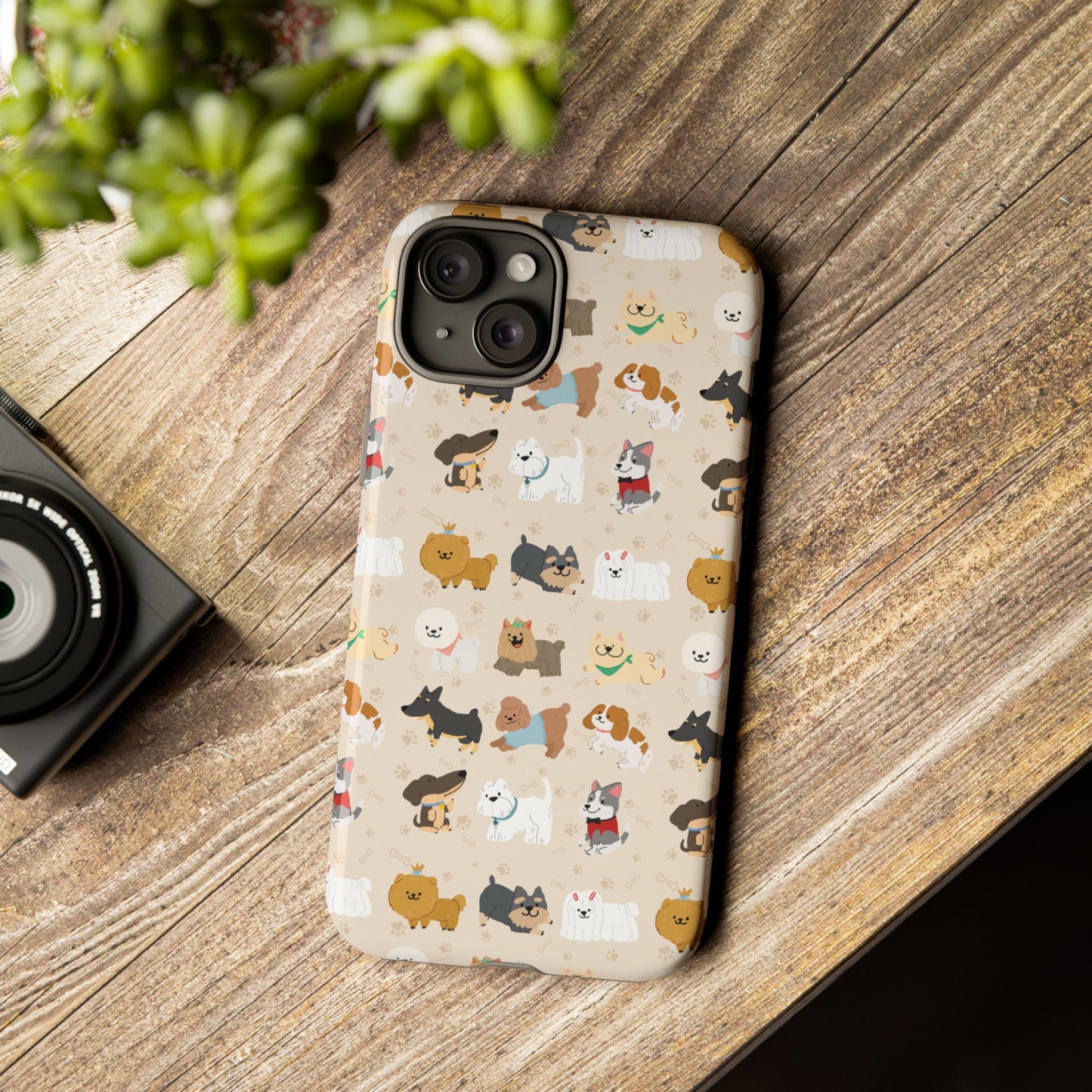Cute Dogs: Tough Case for iPhone, Samsung Galaxy and Google Pixel devices