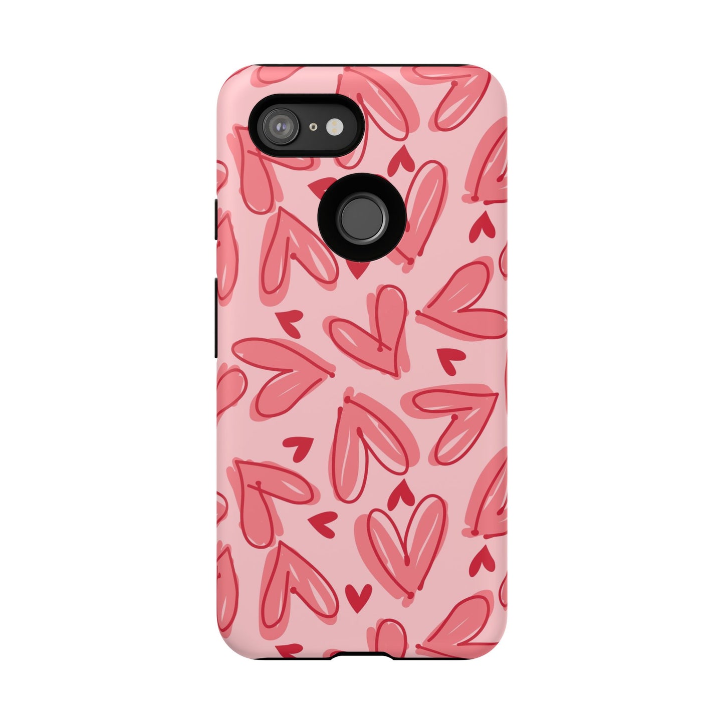Hearts: Tough Case for iPhone, Samsung Galaxy and Google Pixel devices