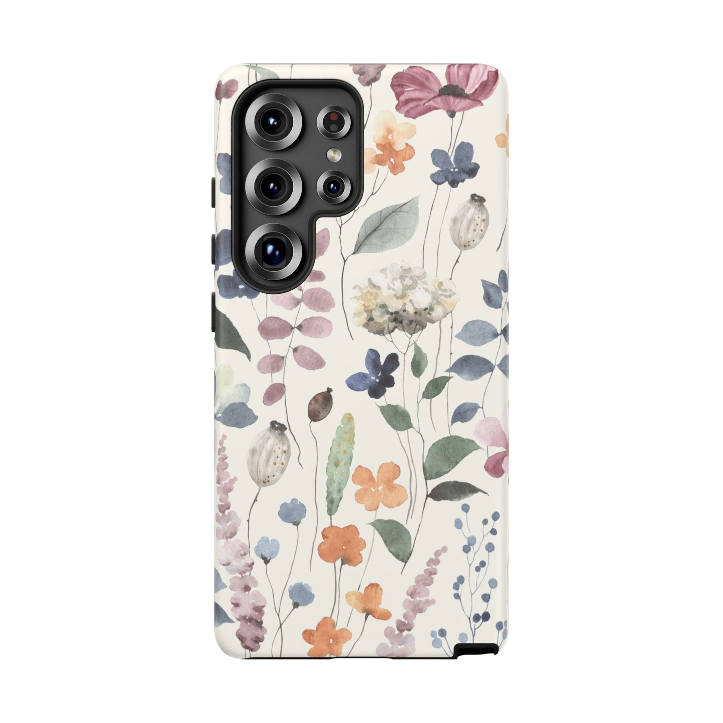 Floral prints phone case for iPhone, Samsung Galaxy and Pixel devices