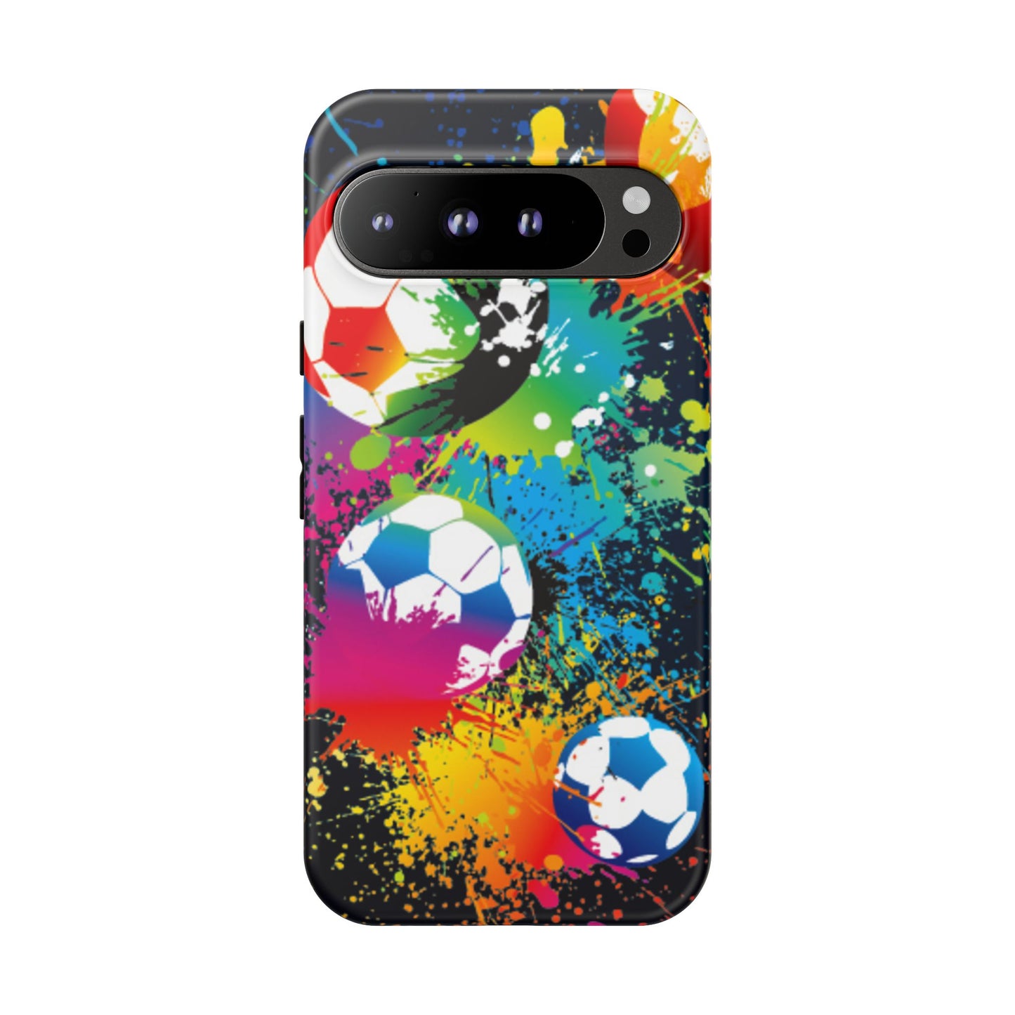 Footballer's Phone Case: Vibrant Case for iPhone, Samsung Galaxy and Google Pixel devices