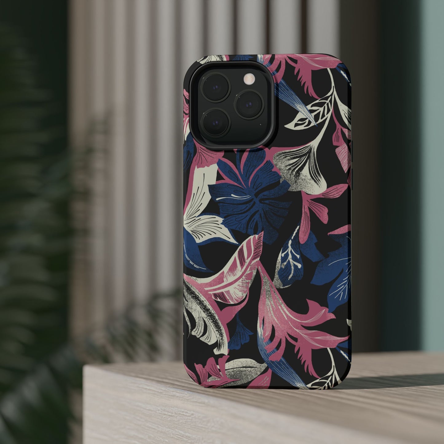Tropique (MagSafe version): Palm & Fall Fusion Phone Case for iPhone