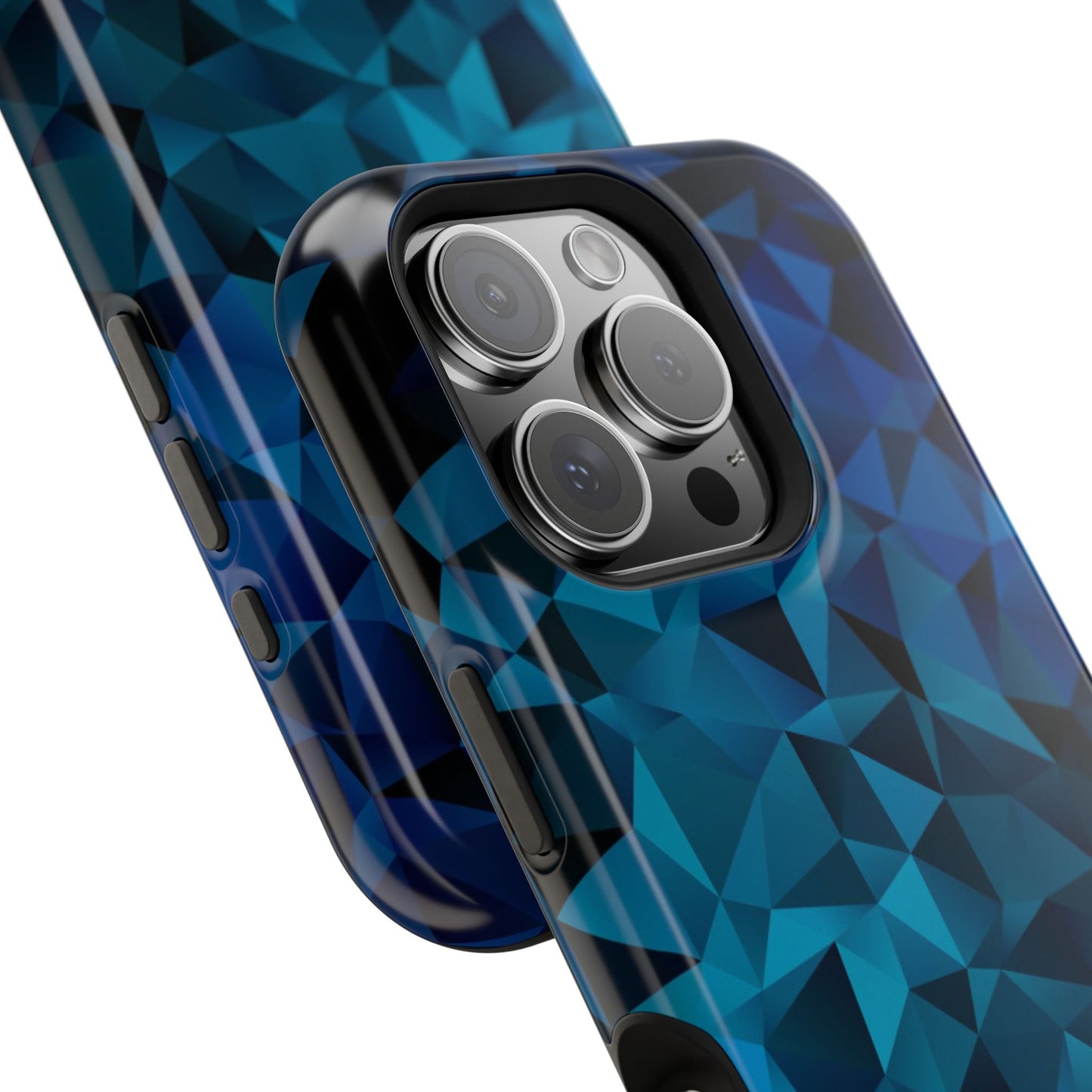 Blue Diamonds (MagSafe version): Elegant phone case for iPhone