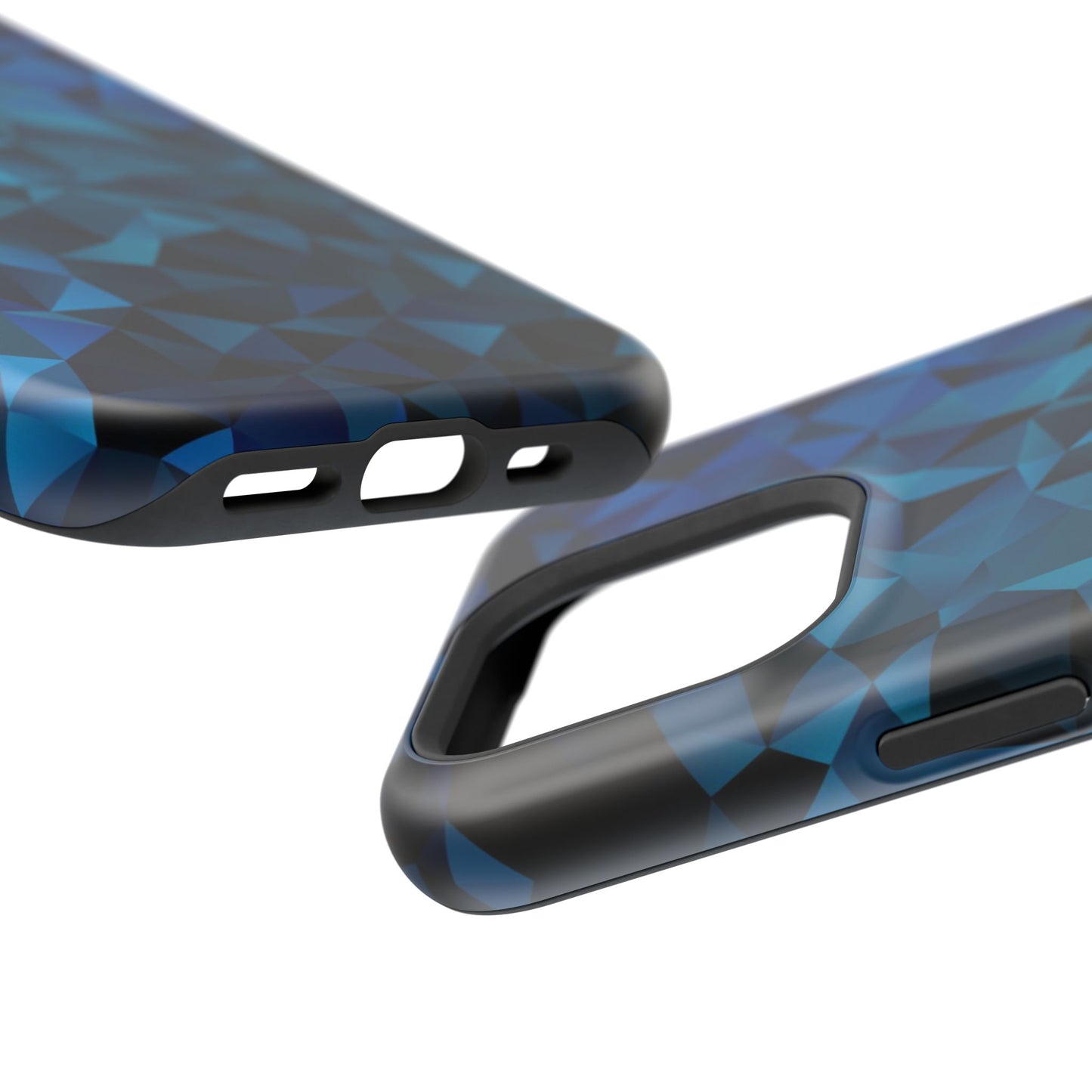 Blue Diamonds (MagSafe version): Elegant phone case for iPhone