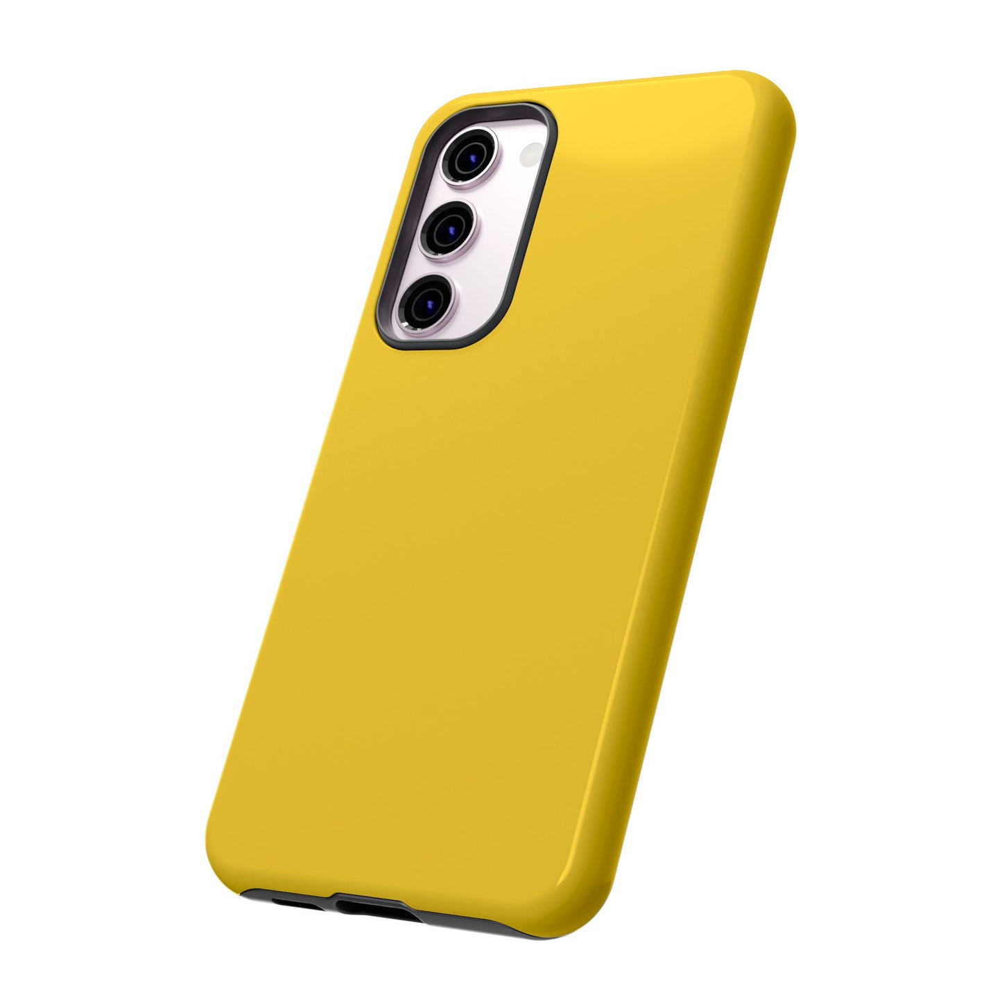 Luscious Yellow: Plain Sunburst-Inspired Color for iPhone, Samsung Galaxy and Google Pixel devices