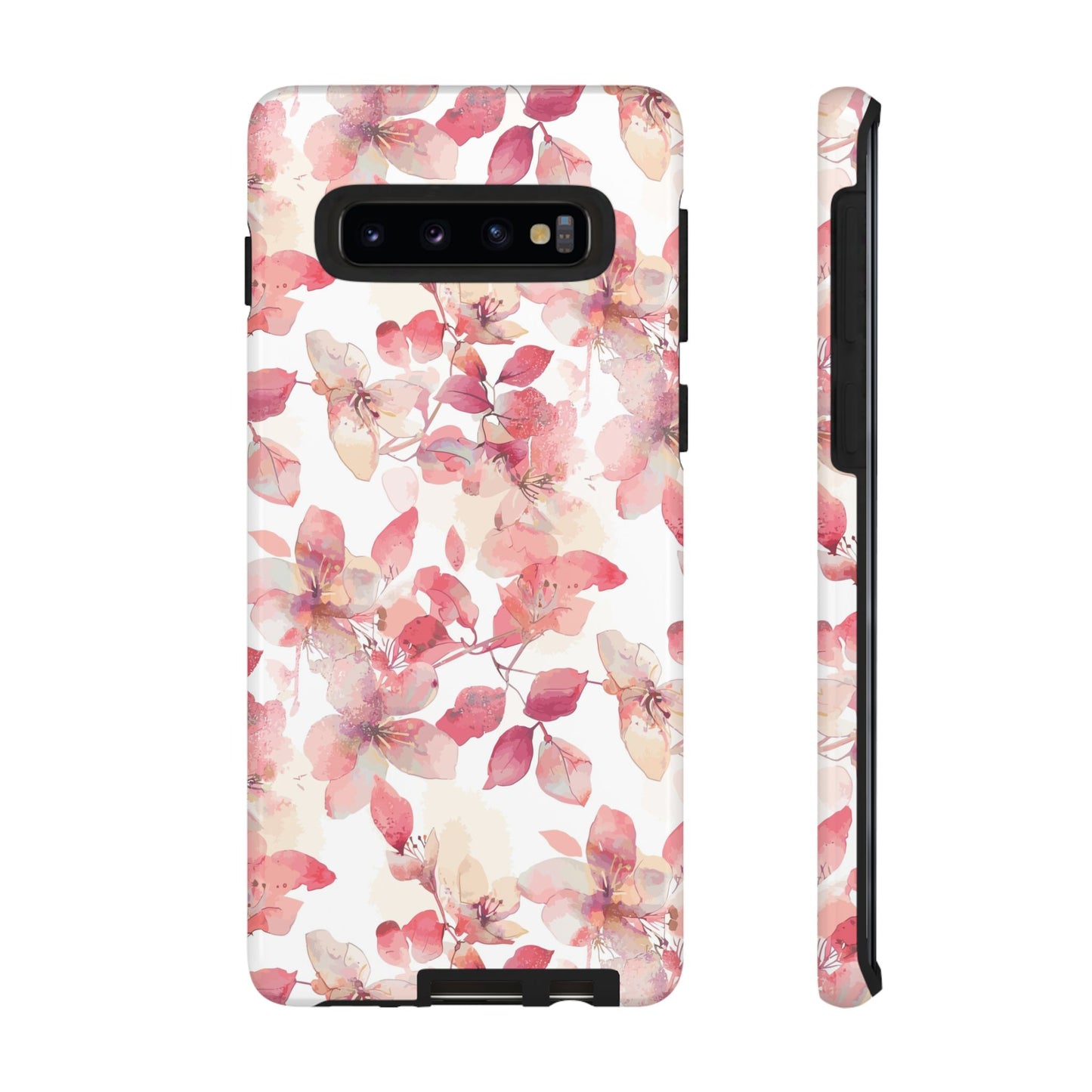 Watercolor Flowers: Tough Case for iPhone, Samsung Galaxy and Google Pixel devices