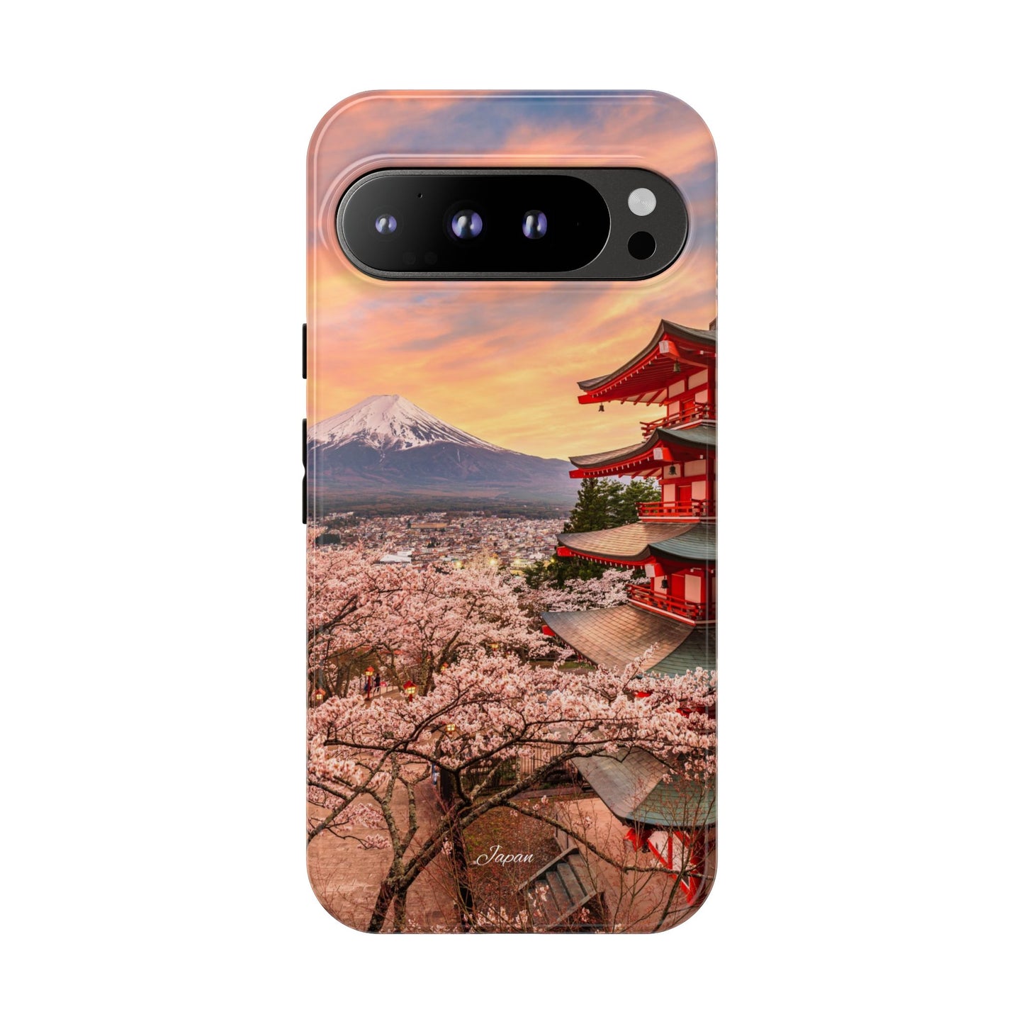 Cherry Blossoms Mt. Fuji phone case for iPhone, Galaxy and Pixel devices