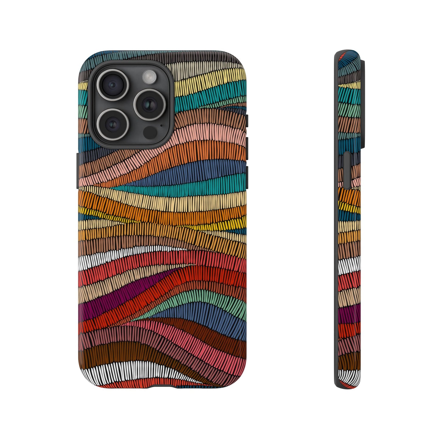 Threaded Harmony: Tapestry-inspired Phone Case for iPhone, Samsung Galaxy and Google Pixel devices