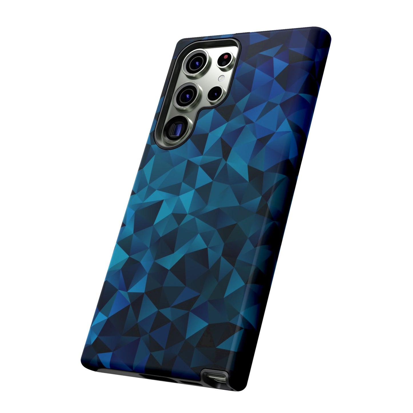 Blue Diamonds: Phone Case with Elegant Prints for iPhone, Samsung Galaxy and Google Pixel devices