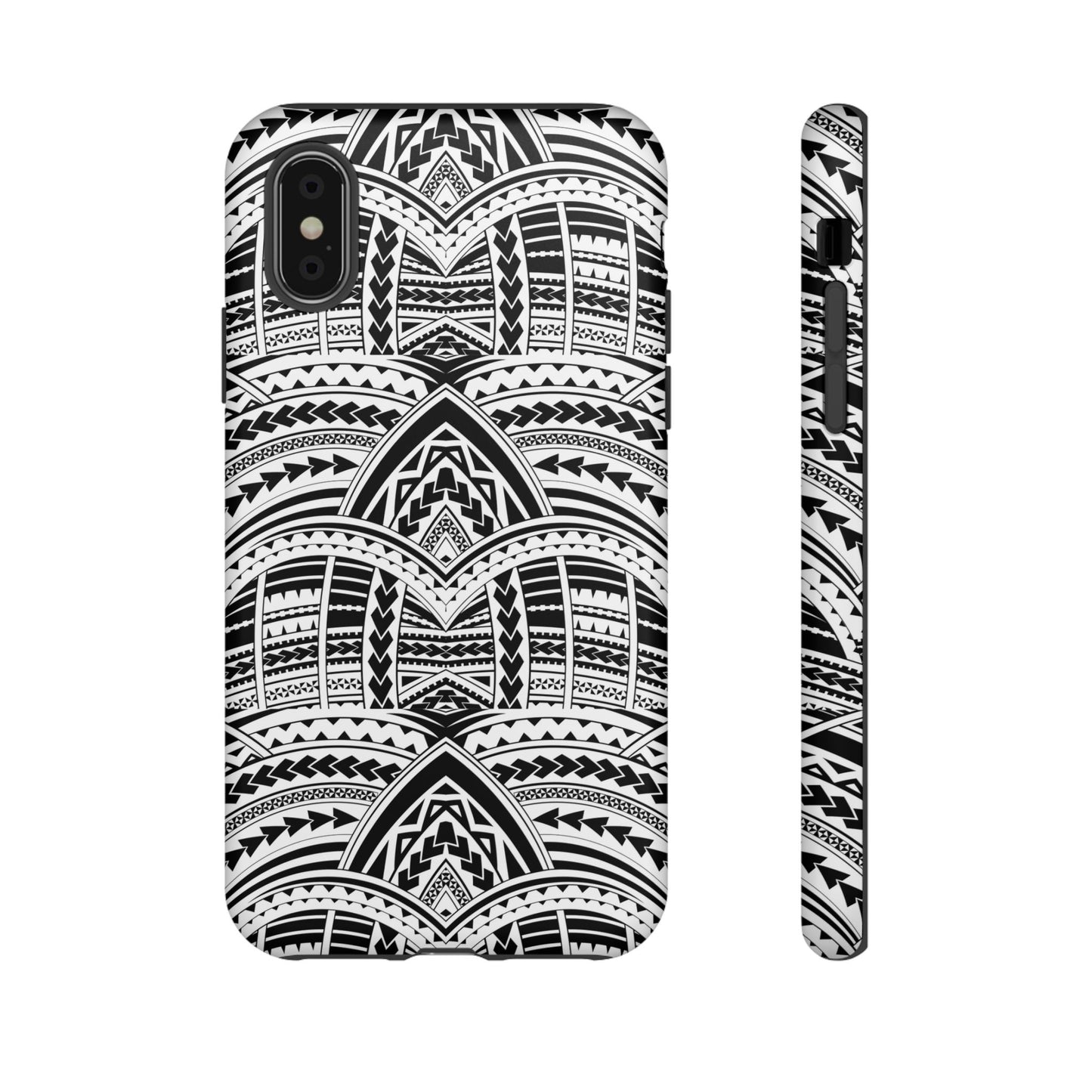 Tatoeage: telefoonhoesje met tribalpatroon voor iPhone, Samsung Galaxy en Google Pixel