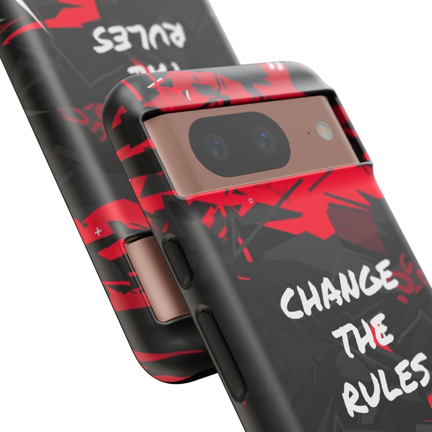 Verander de regels: stevige hoes voor iPhone-, Galaxy- en Pixel-apparaten