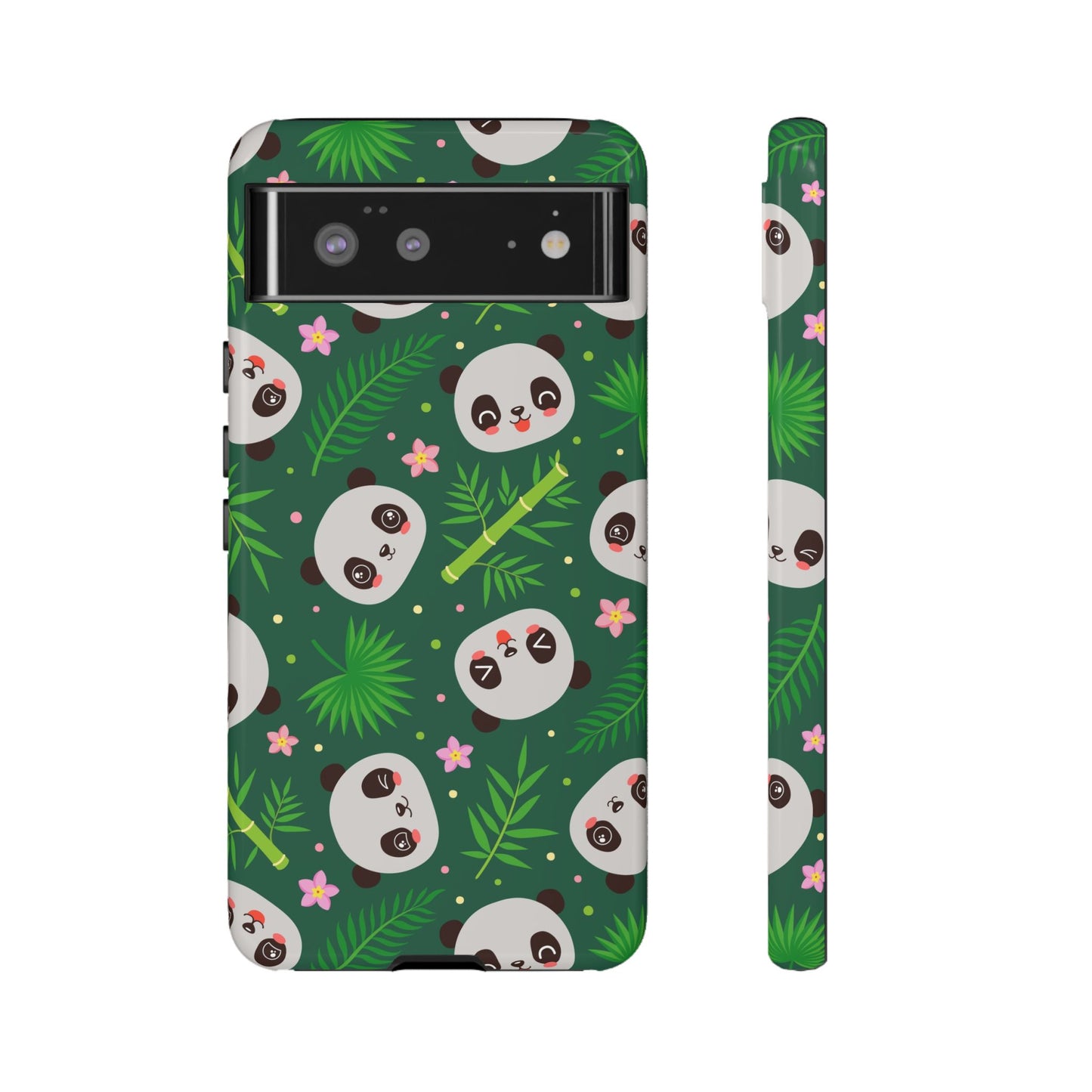 Cute Panda: Tough Case for iPhone, Samsung Galaxy and Google Pixel devices